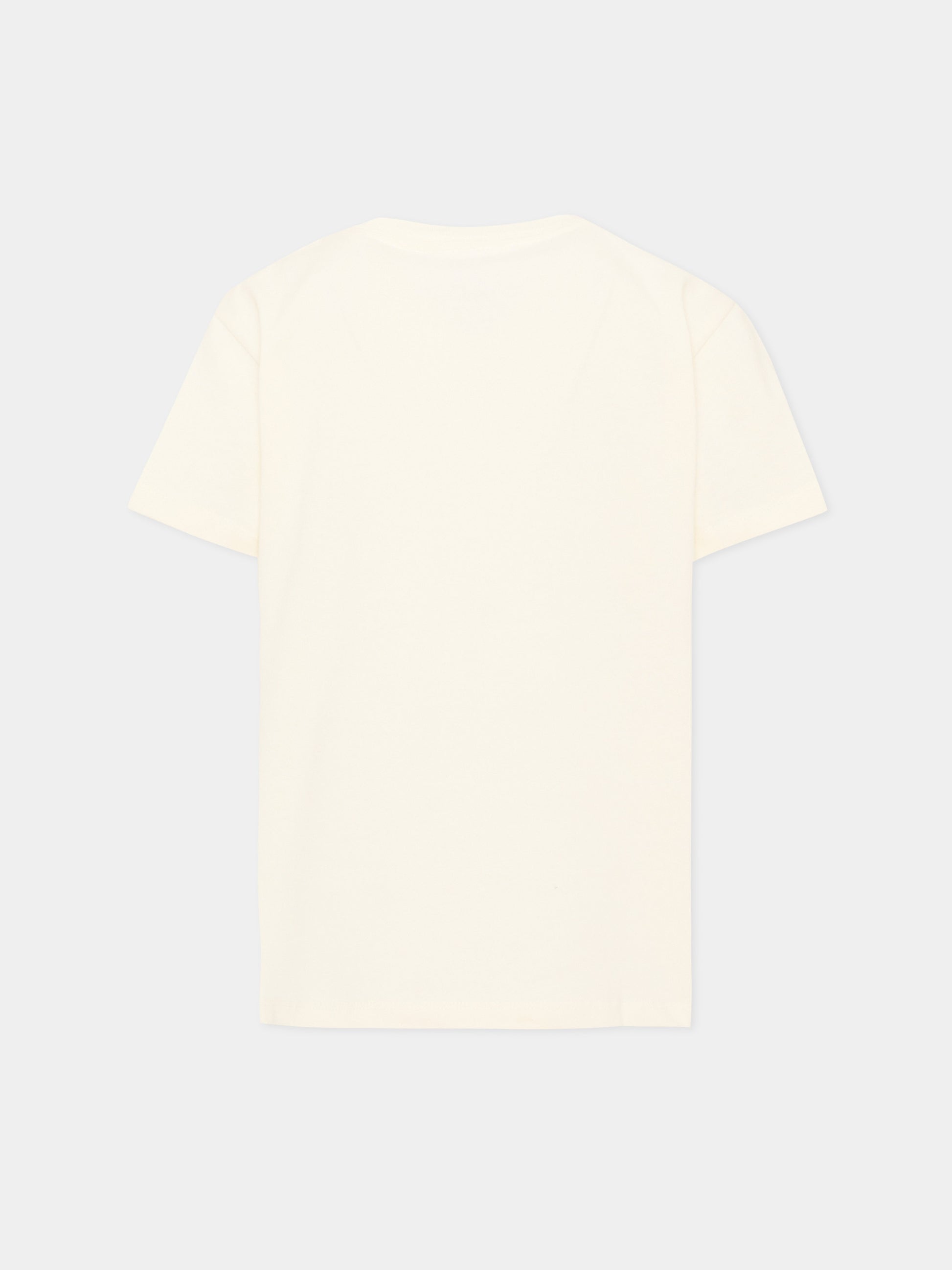 T-shirt bianca Roxo per bambino con stampa pallone,Molo,1W26A212 5999