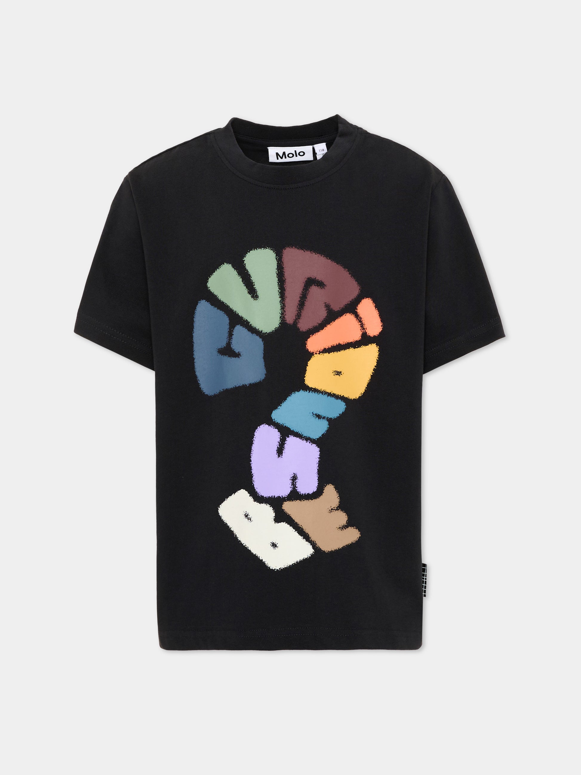 T-shirt nera Rodney per bambino,Molo,1W26A216 2254