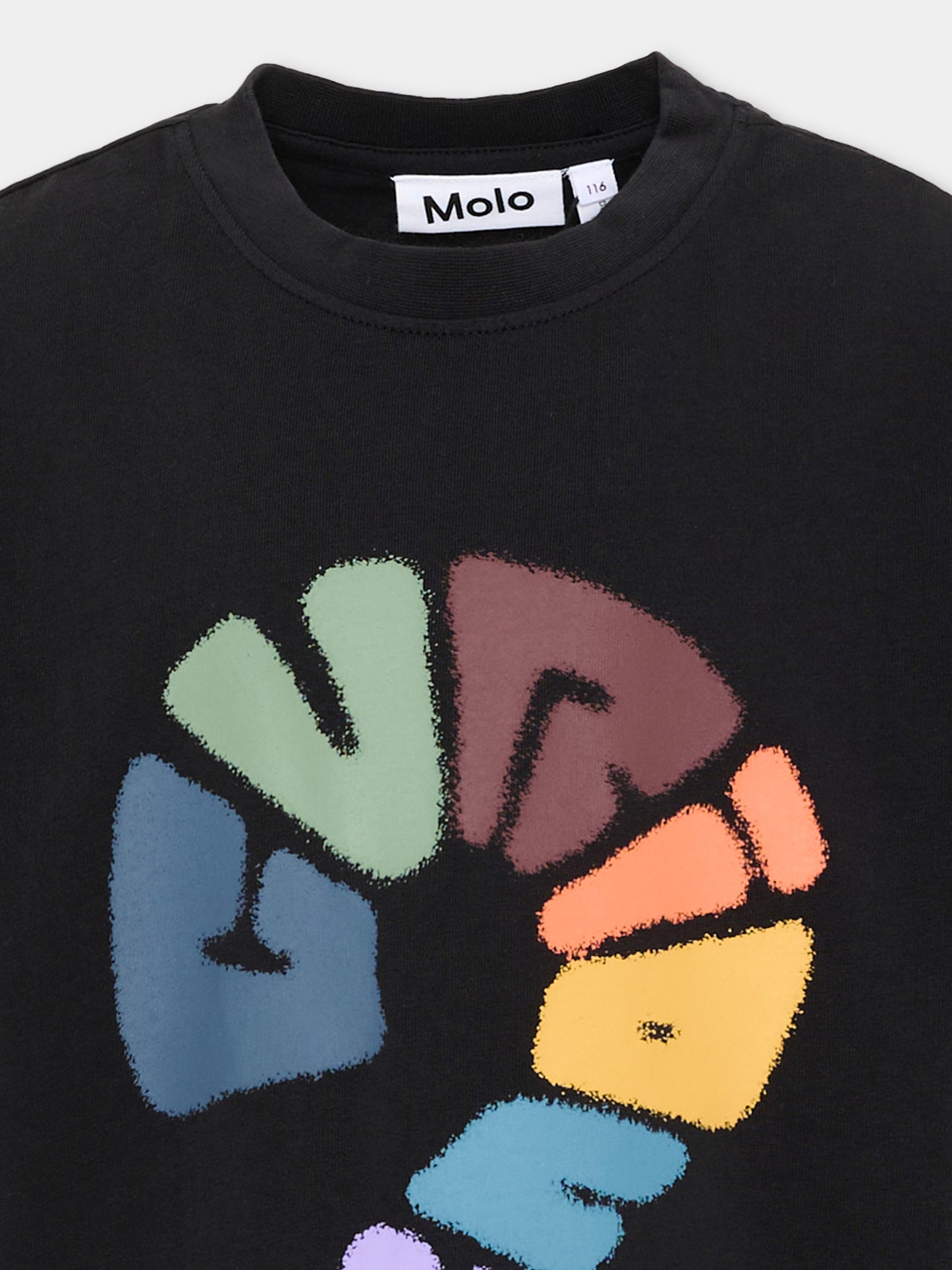 T-shirt nera Rodney per bambino,Molo,1W26A216 2254