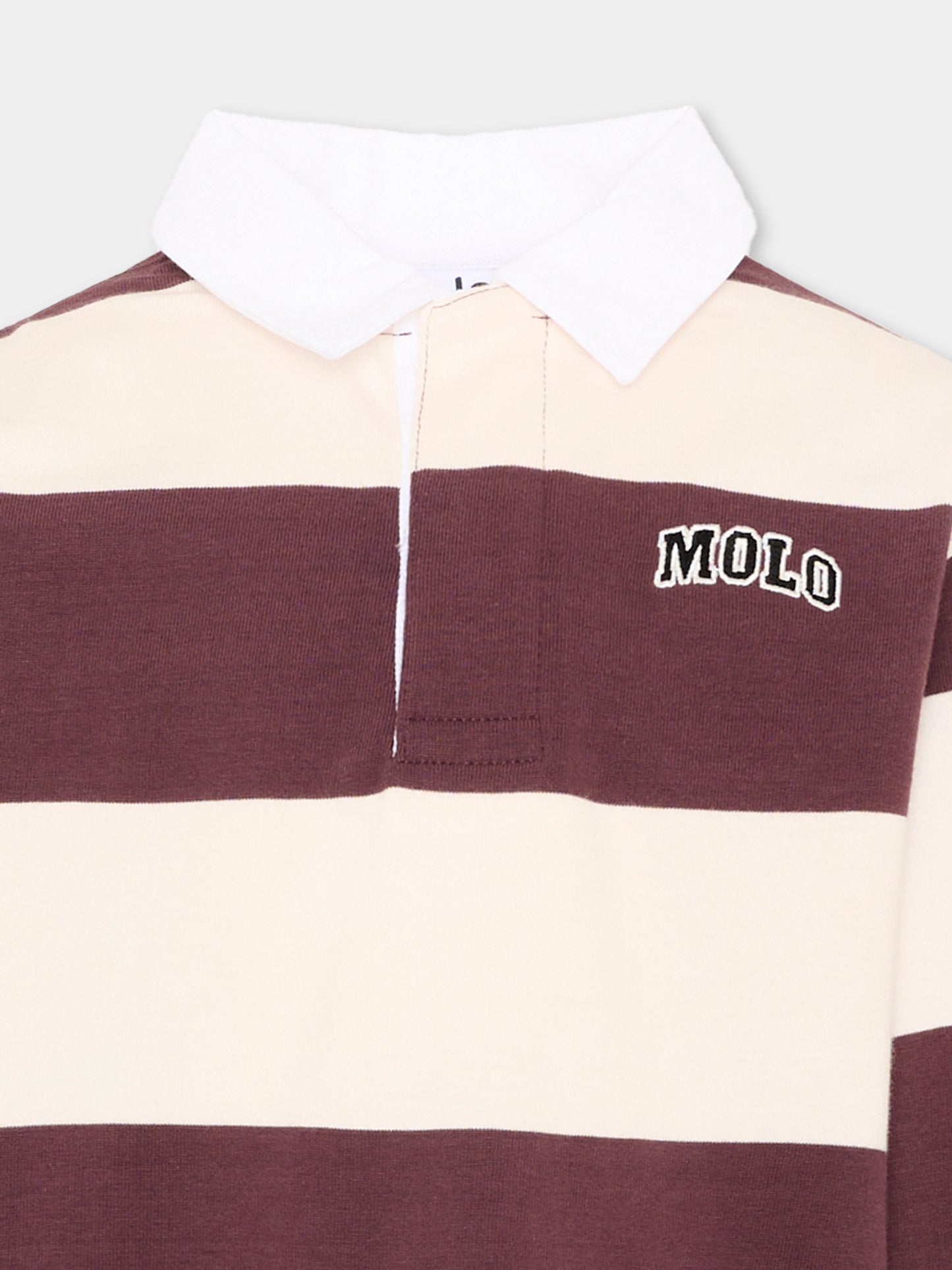 Polo multicolor Relz per bambino a righe con logo,Molo,1W26A401 5927
