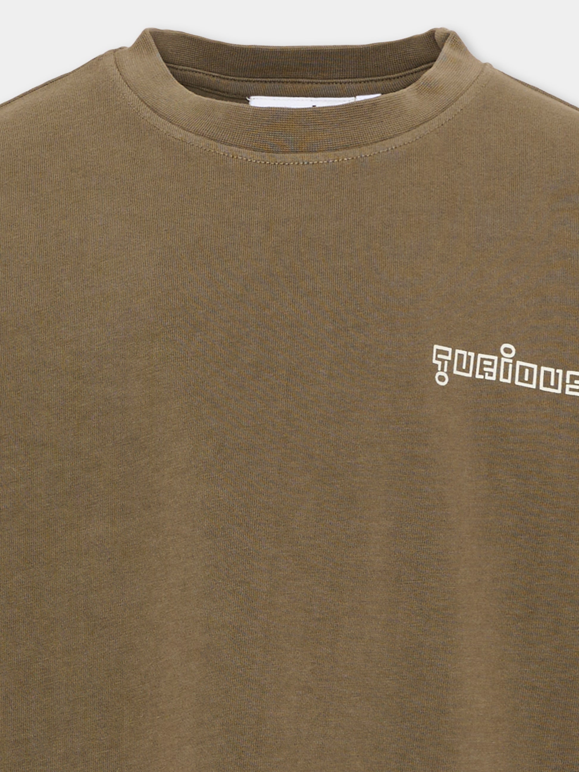 T-Shirt verde Rube per bambino,Molo,1W26A415 8795