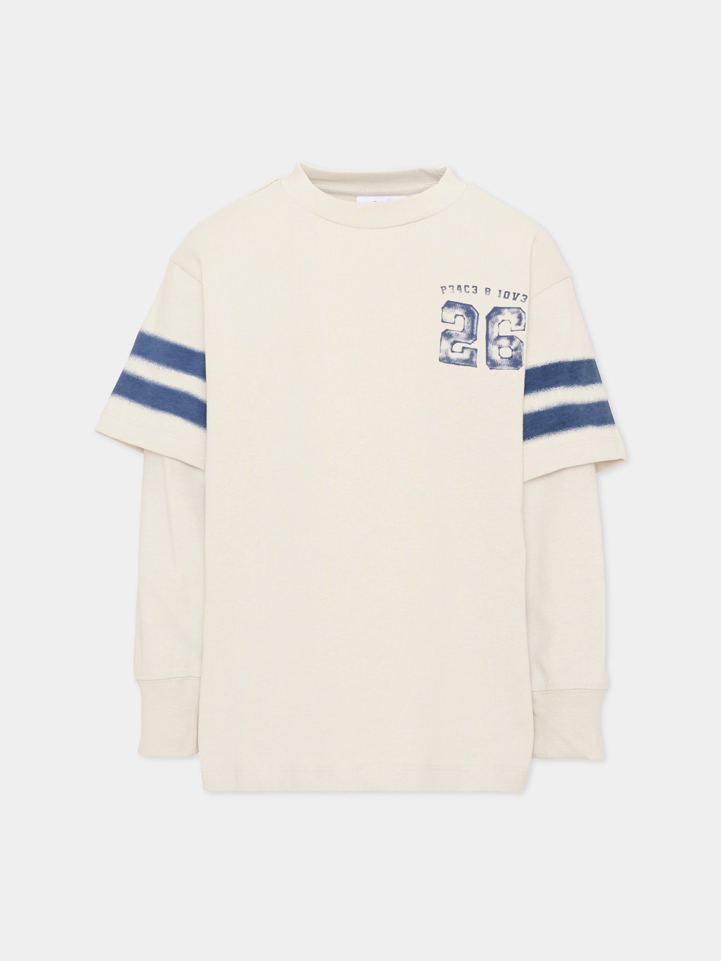 T-shirt grigia Renton per bambino,Molo,1W26A416 9798
