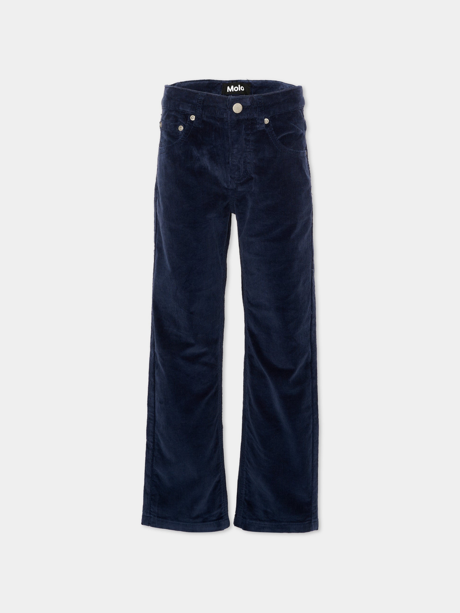 Pantaloni blu Andy per bambino con patch logo,Molo,1W26I103 2482