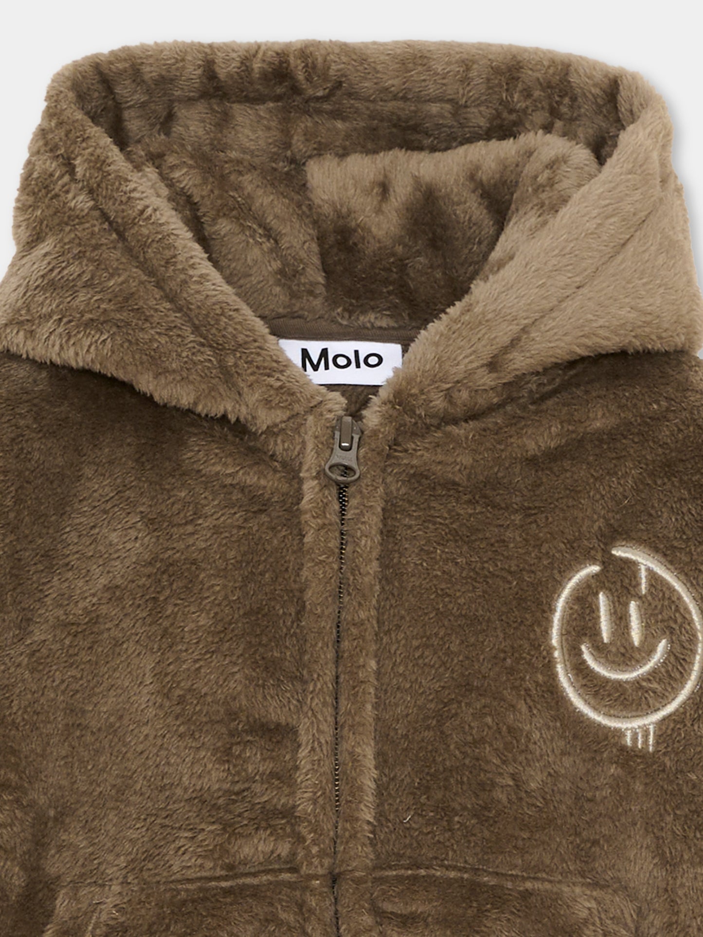 Felpa marrone Marley per bambini,Molo,1W26J307 5722