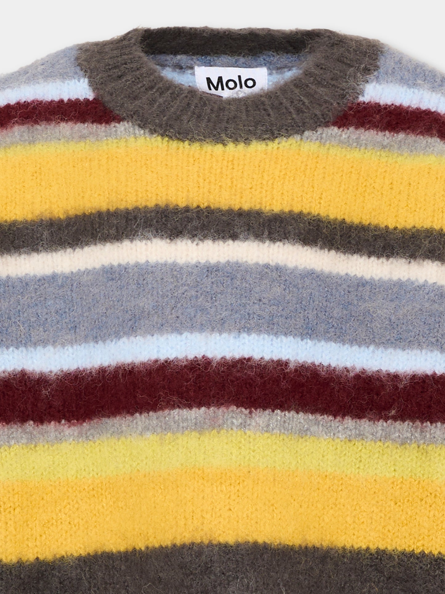 Maglione multicolor Brian per bambino a righe,Molo,1W26K202 5956