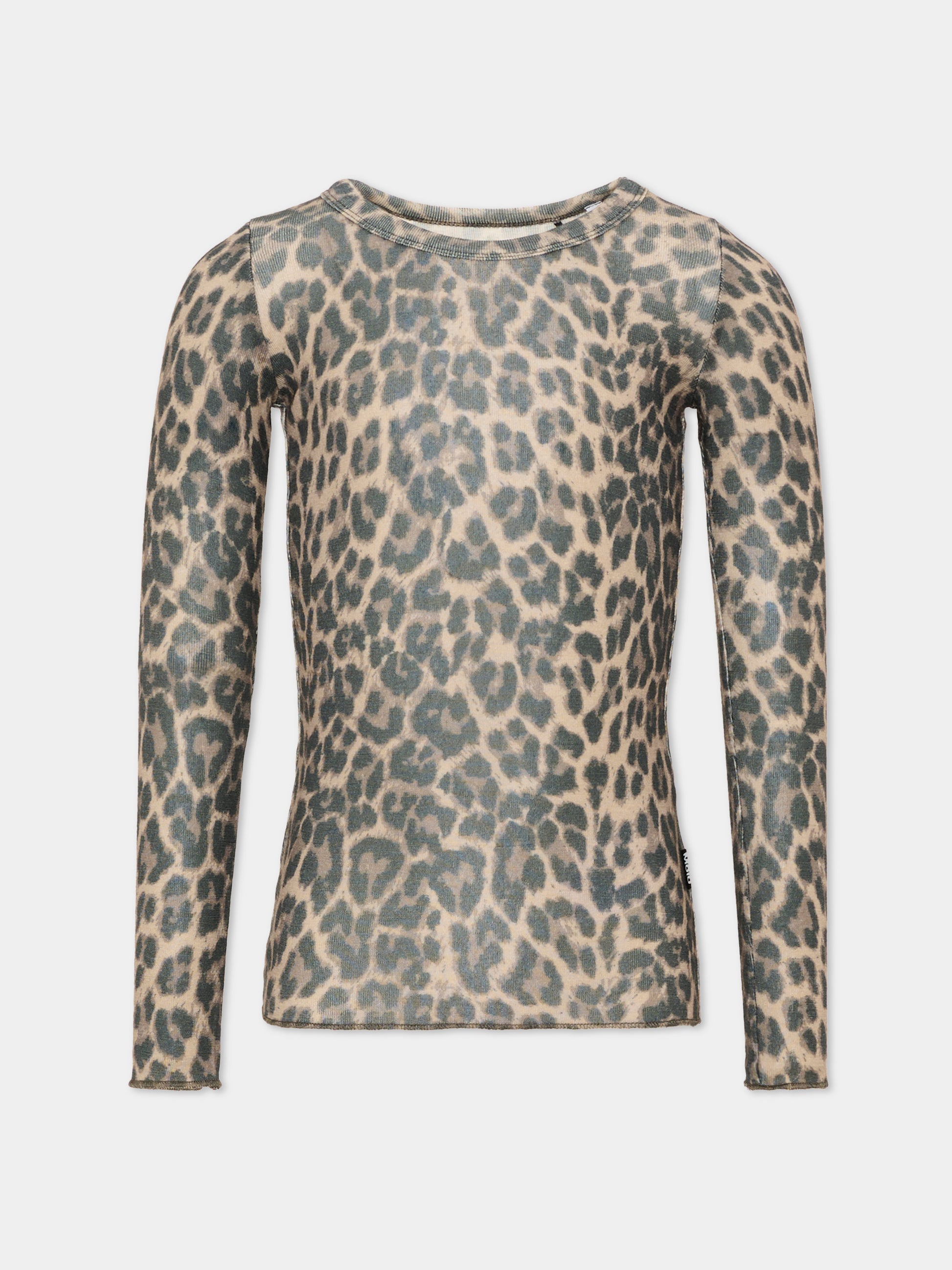 T-Shirt marrone Rihanna per bambina,Molo,2W26A405 9783