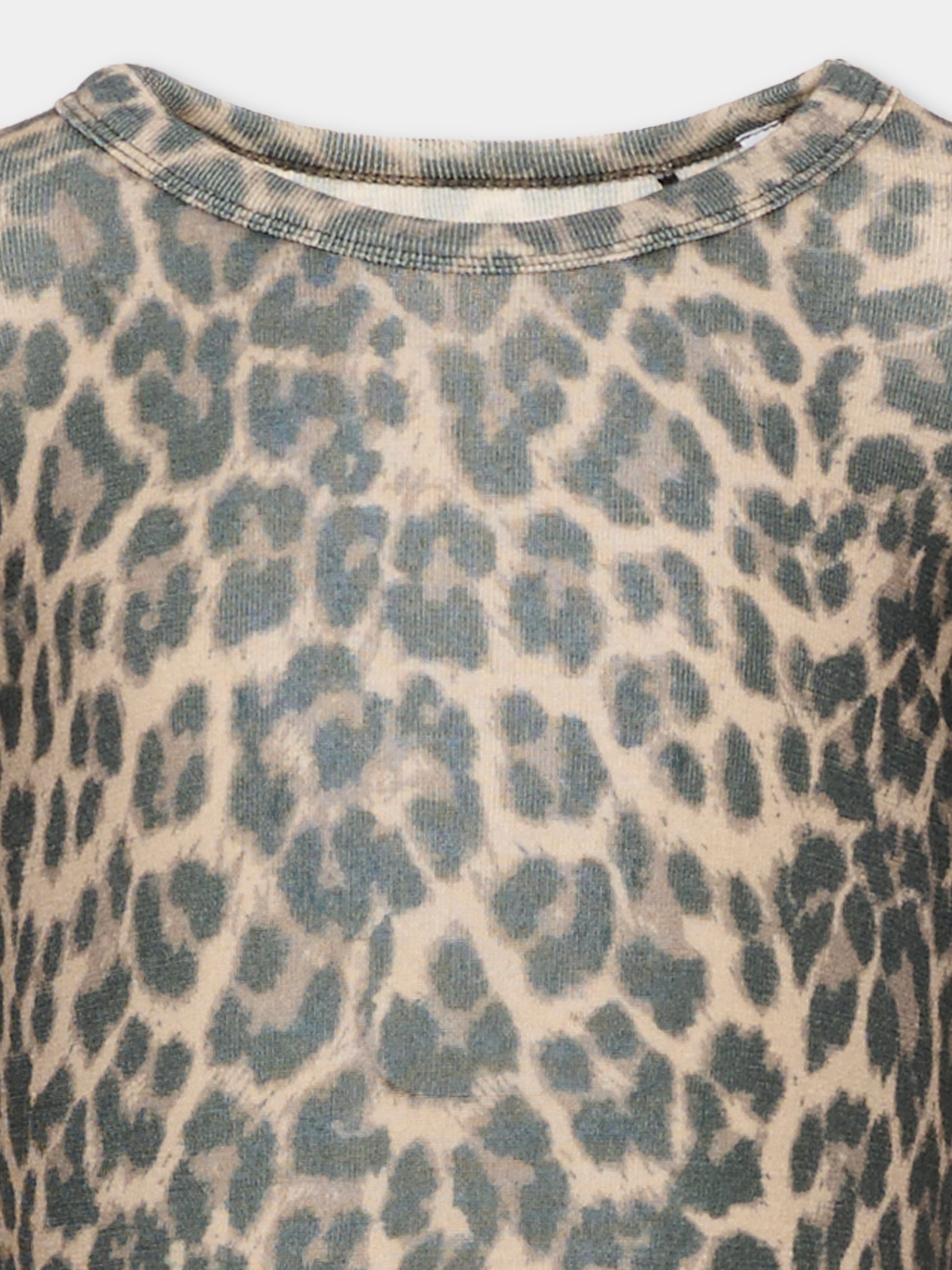 T-Shirt marrone Rihanna per bambina,Molo,2W26A405 9783