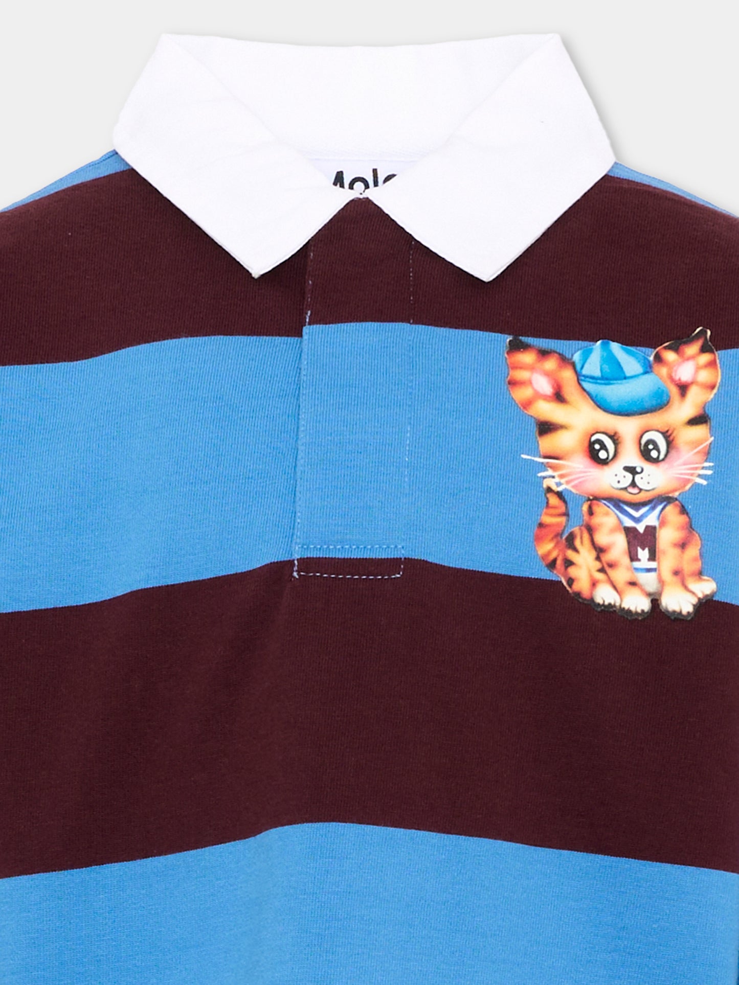 Polo multicolor Relz per bambina,Molo,2W26A415 5792