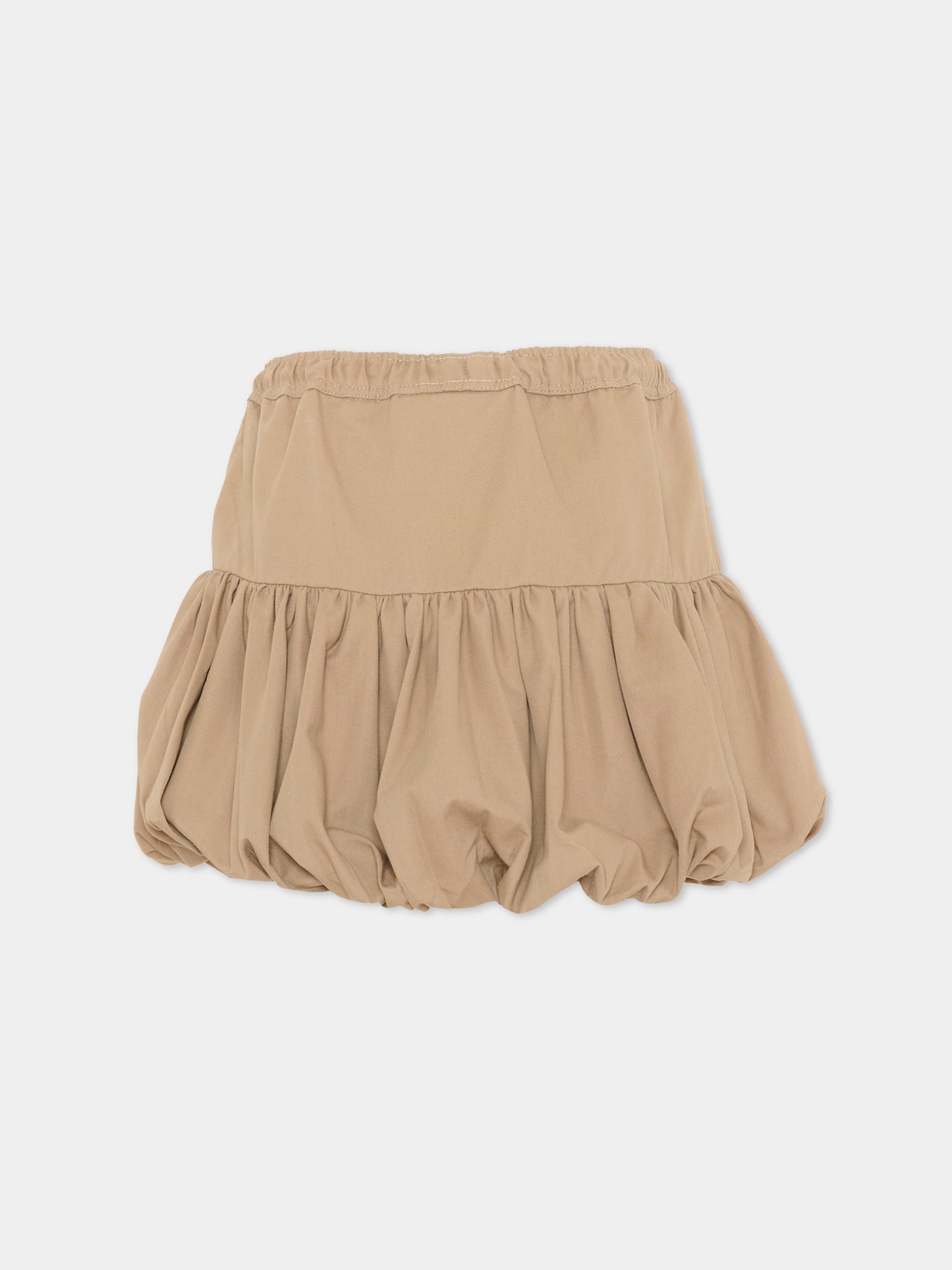 Gonna beige a palloncino Britta per bambina,Molo,2W26D106 5732