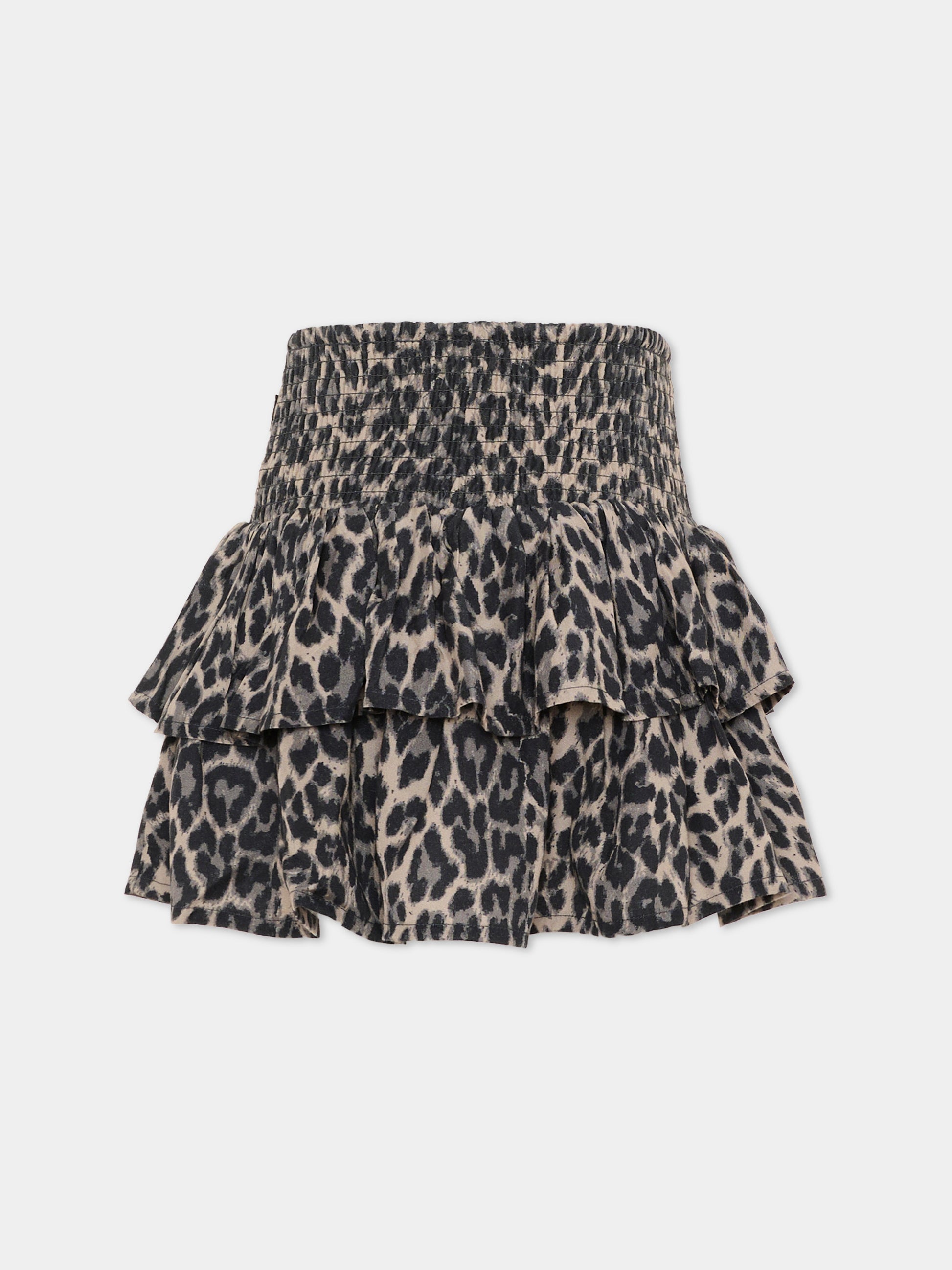 Gonna marrone Bonita per bambina,Molo,2W26D116 9783