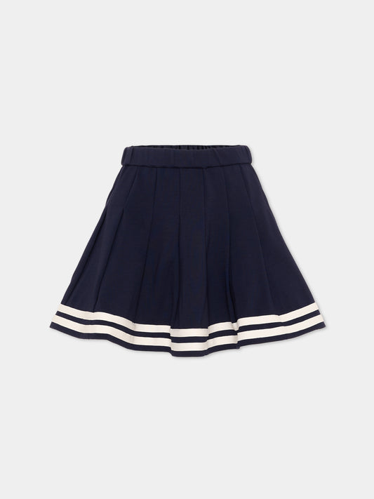 Gonna blu  Barb  per bambina,Molo,2W26D117 2292