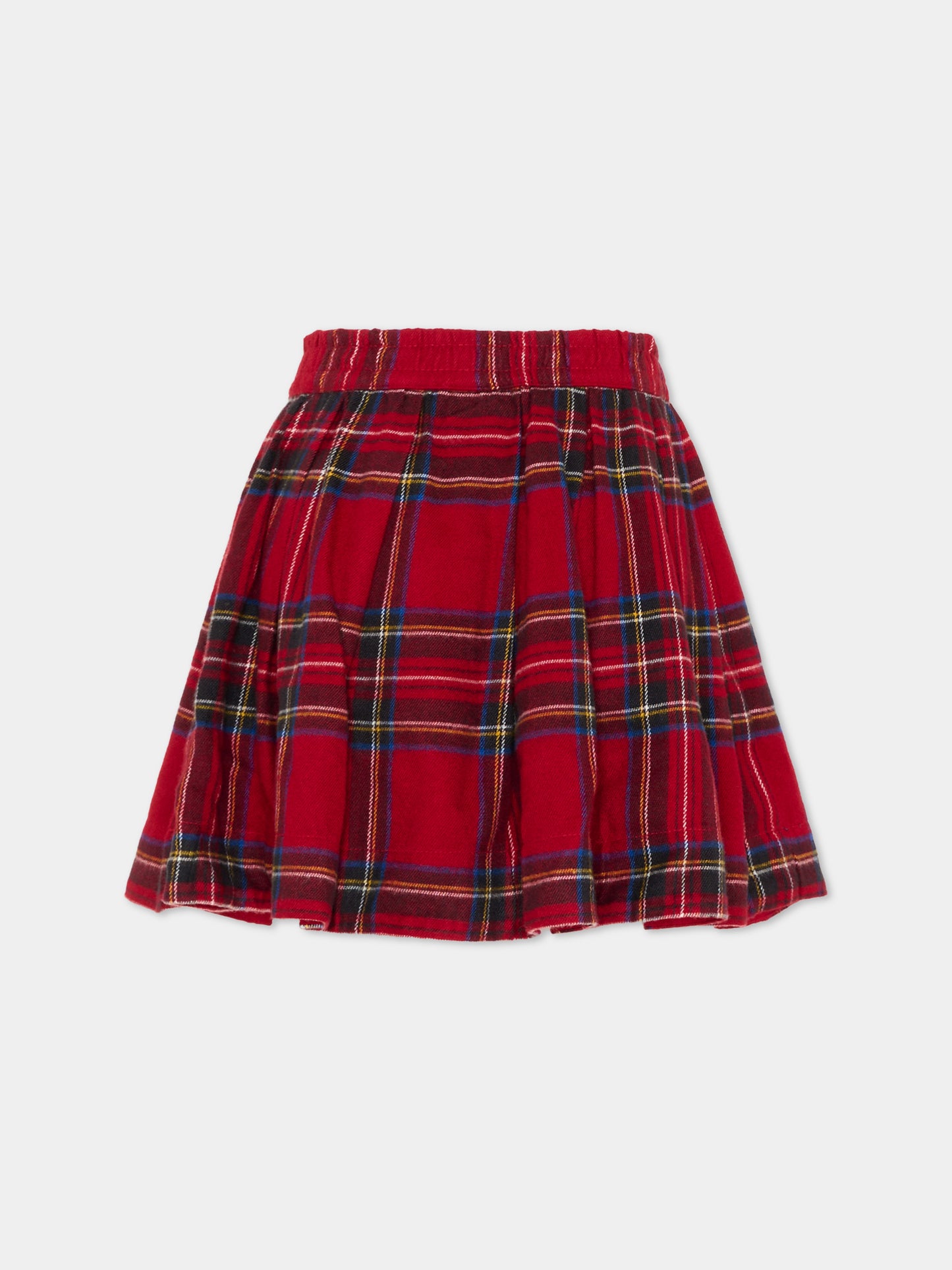 Gonna rossa Breeta per bambina tartan,Molo,2W26D131 5778