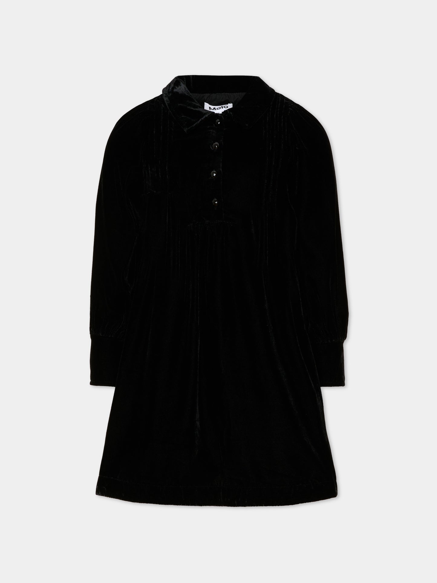 Vestito nero Carla per bambina,Molo,2W26E205 0099