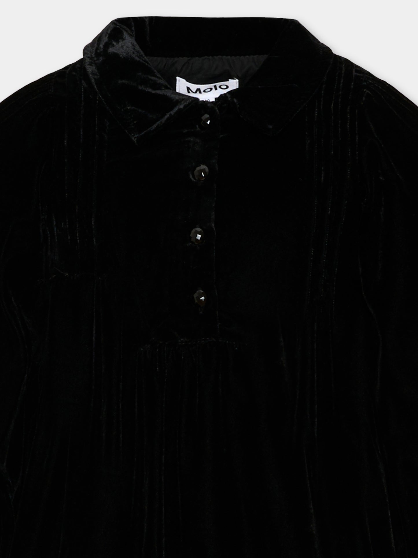 Vestito nero Carla per bambina,Molo,2W26E205 0099