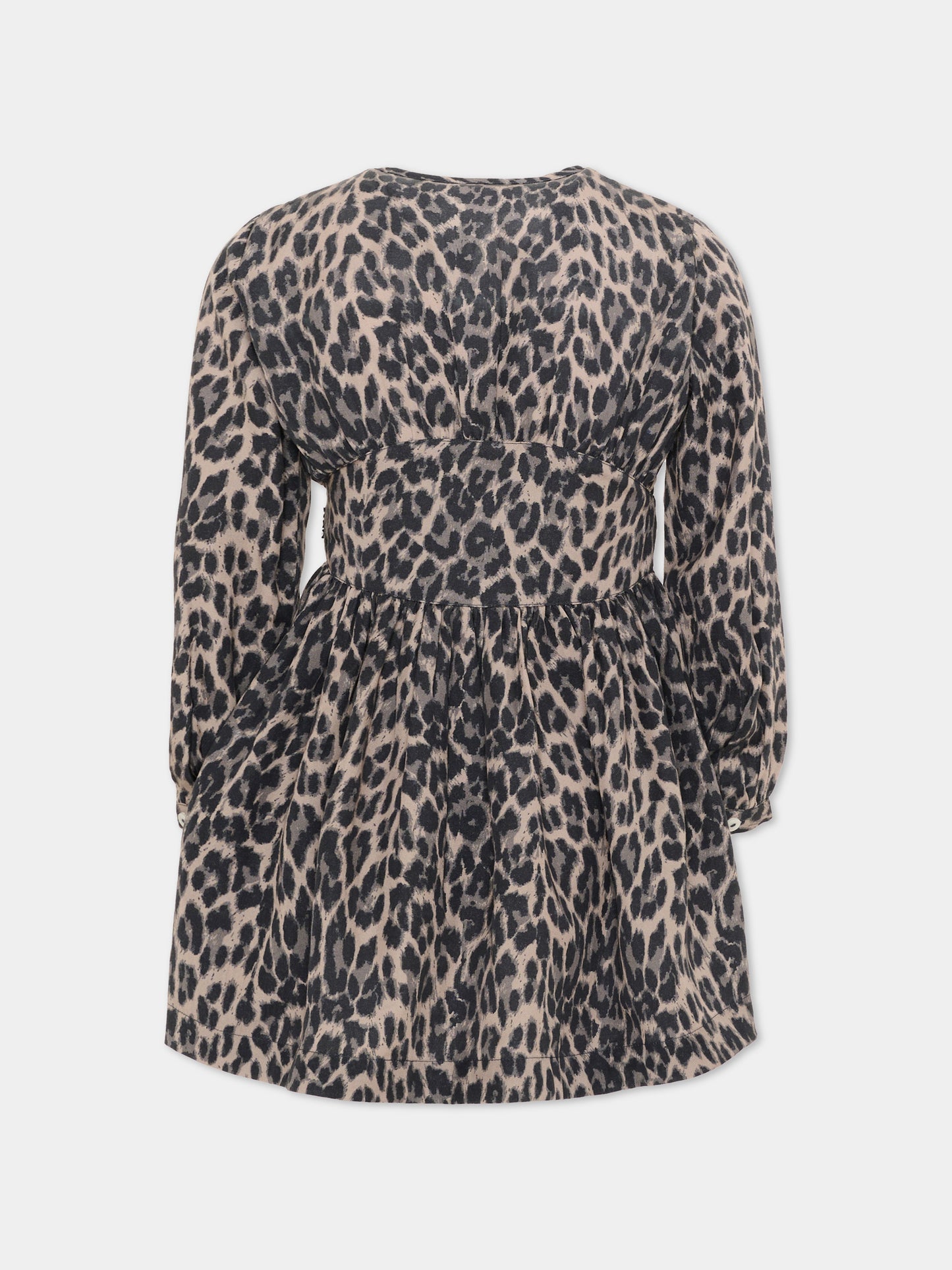 Vestito marrone Caro per bambina,Molo,2W26E216 9783