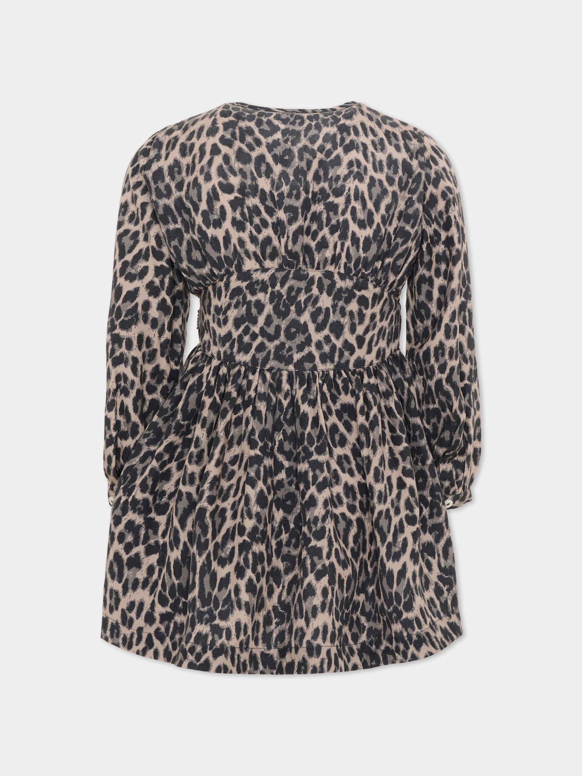 Vestito marrone Caro per bambina,Molo,2W26E216 9783