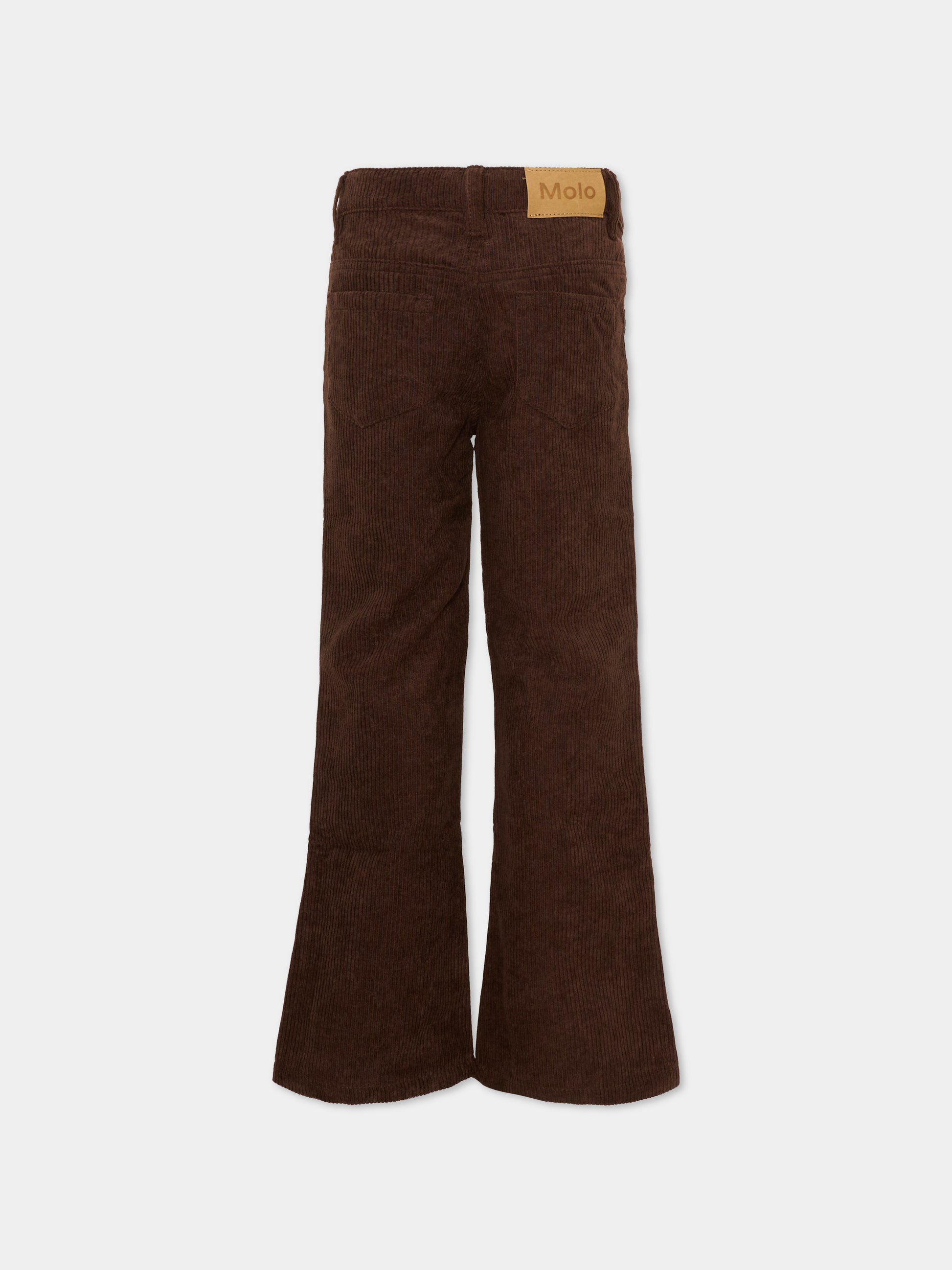 Pantaloni marroni Aida per bambina,Molo,2W26I104 5993