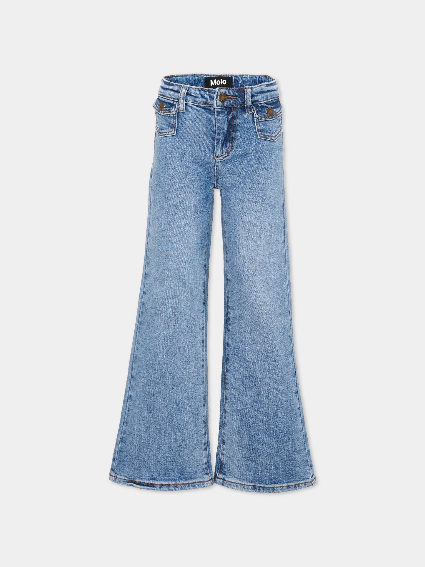 Jeans denim Atla per bambina,Molo,2W26I110 8931