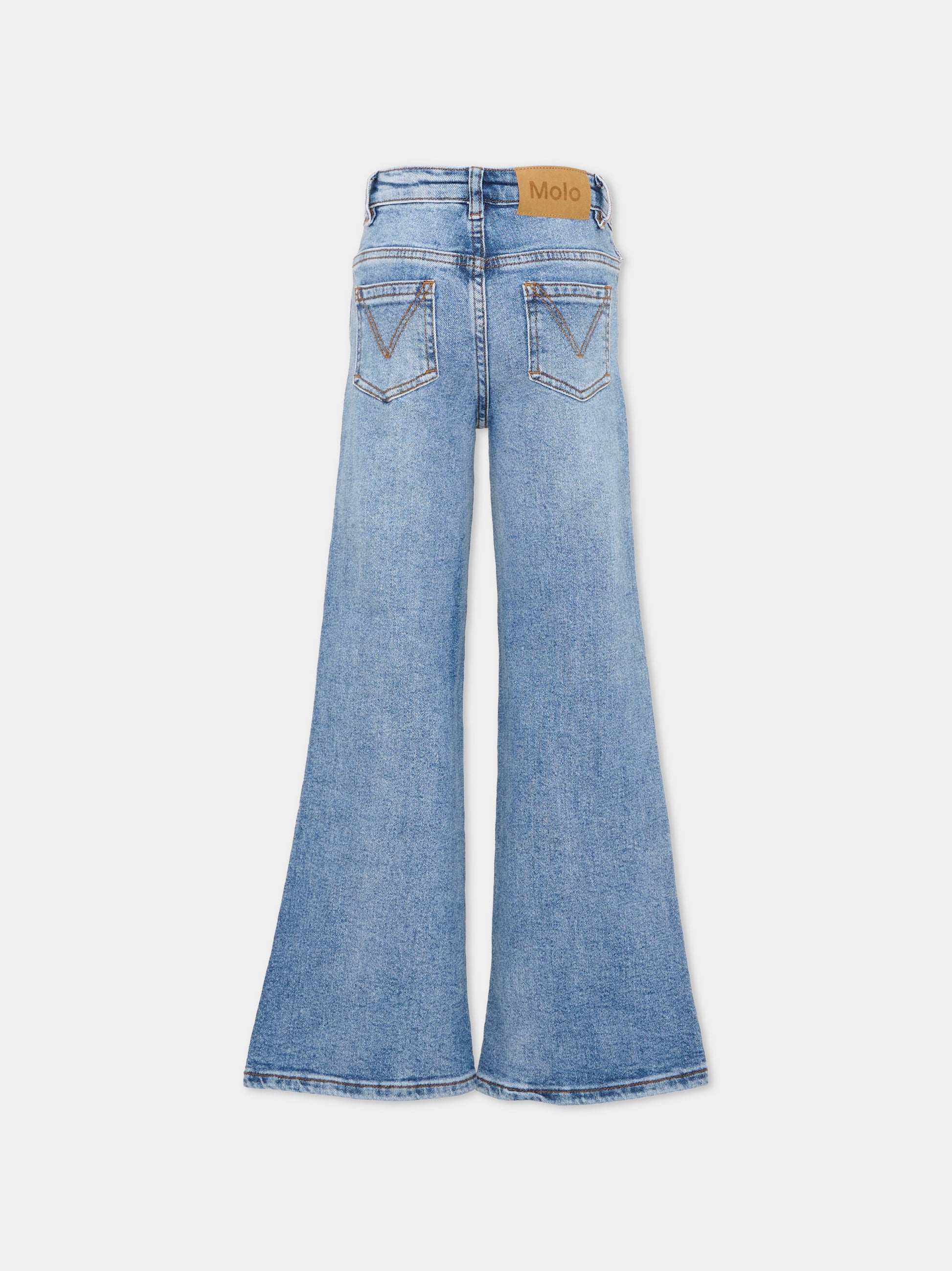 Jeans denim Atla per bambina,Molo,2W26I110 8931