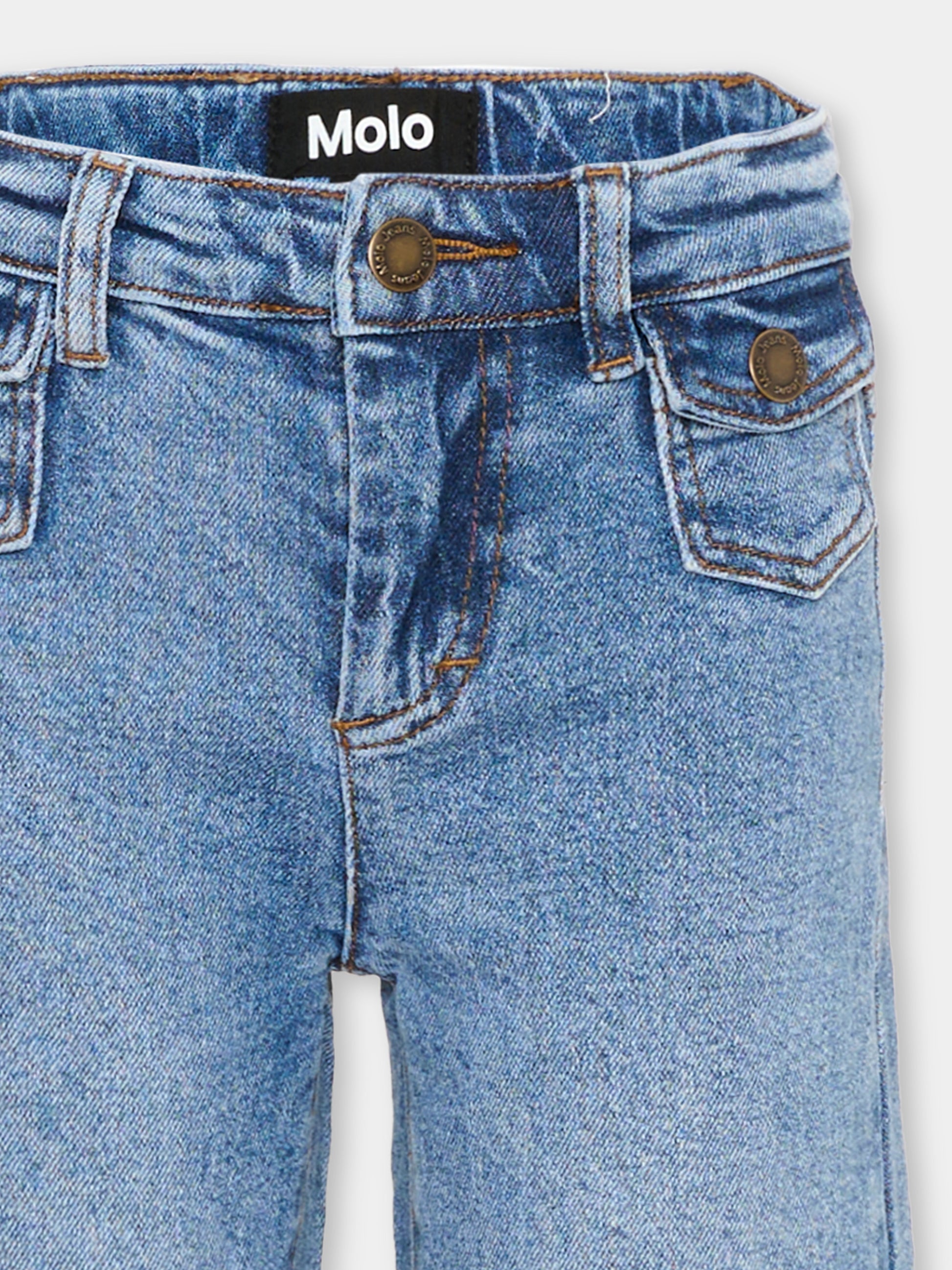 Jeans denim Atla per bambina,Molo,2W26I110 8931