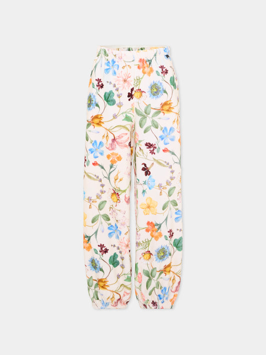 Pantaloni avorio Adriana per bambina,Molo,2W26I205 9794