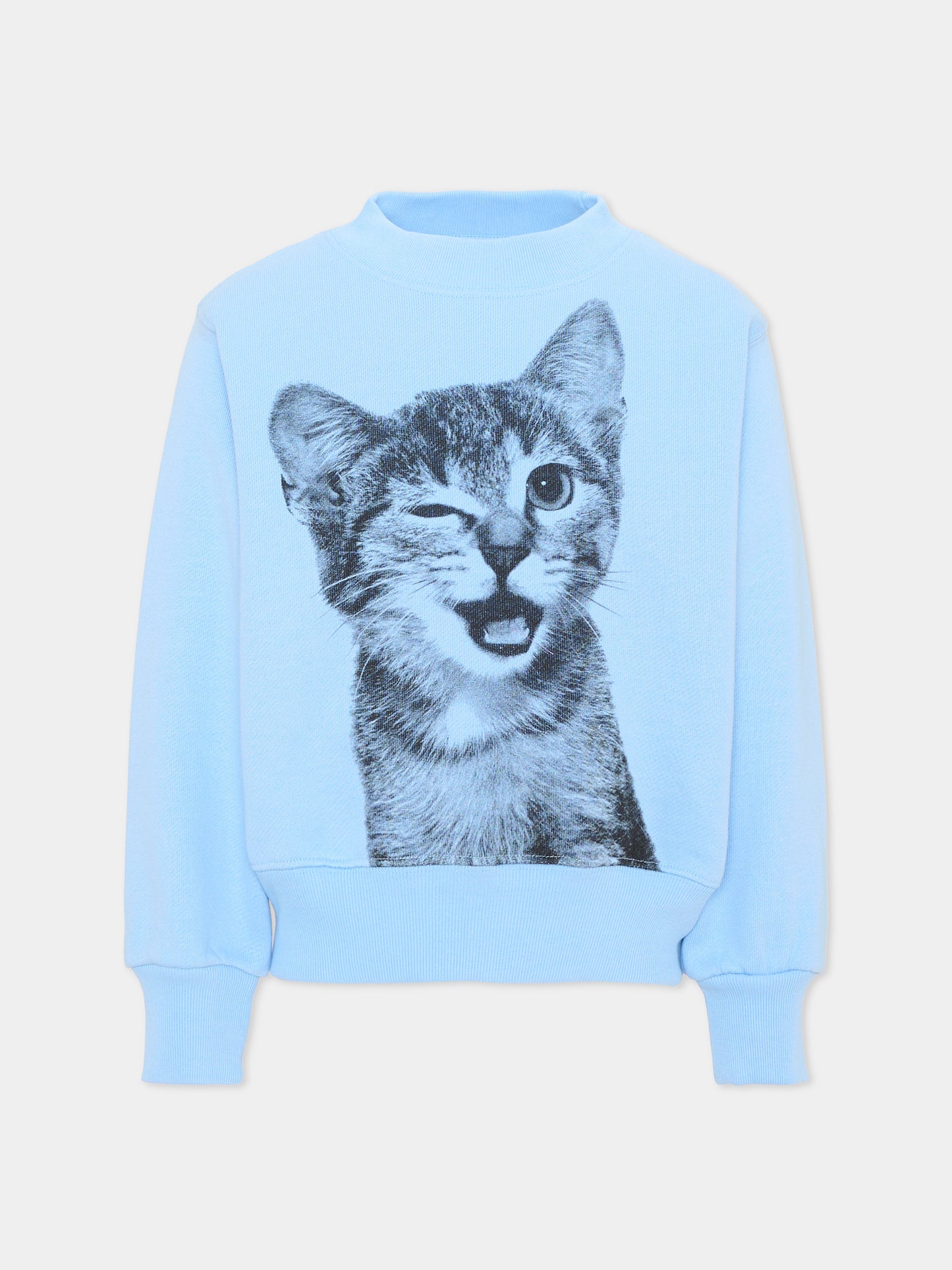Felpa celeste Marge per bambina gatto,Molo,2W26J201 5747