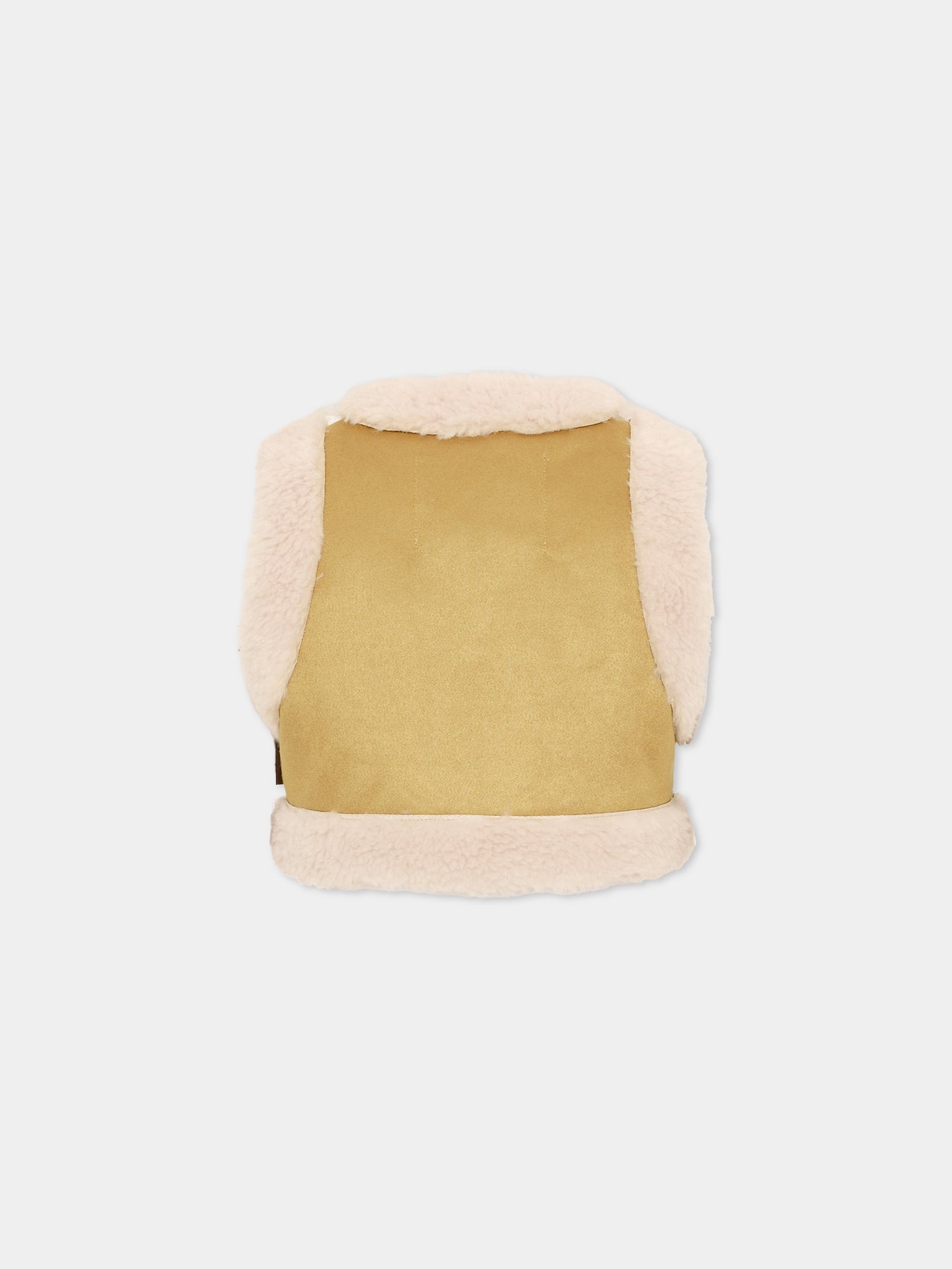 Gilet beige Hildur per bambina,Molo,2W26M201 5725