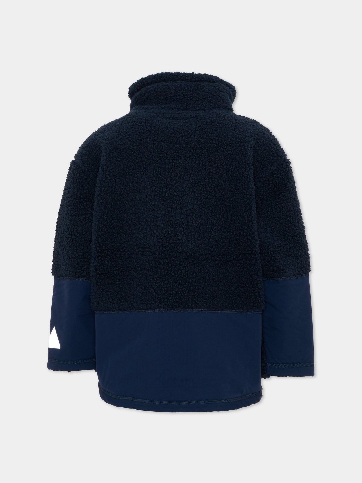 Ecopelliccia blu Utha per bambino con zip,Molo,5W26L204 2257