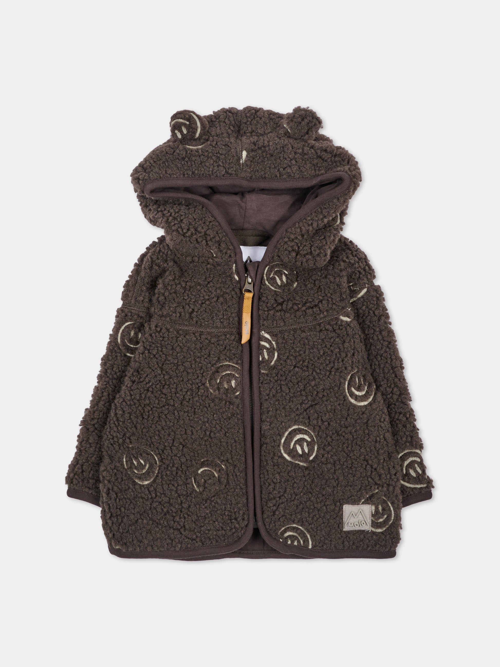 Ecopelliccia marrone Ummi per neonati smiley,Molo,5W26L207 3515