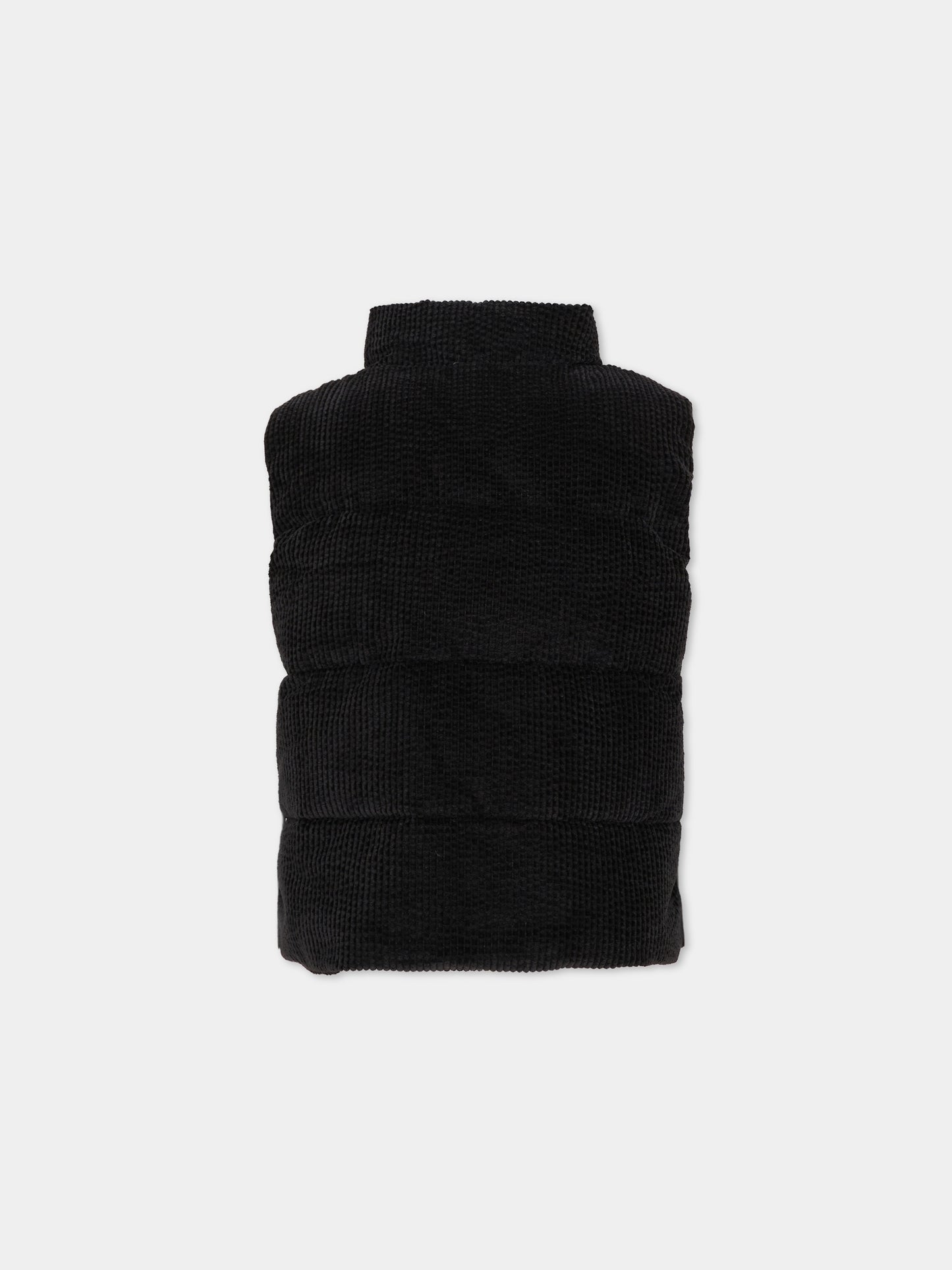 Gilet nero Heike per bambini con zip,Molo,5W26M201 0099