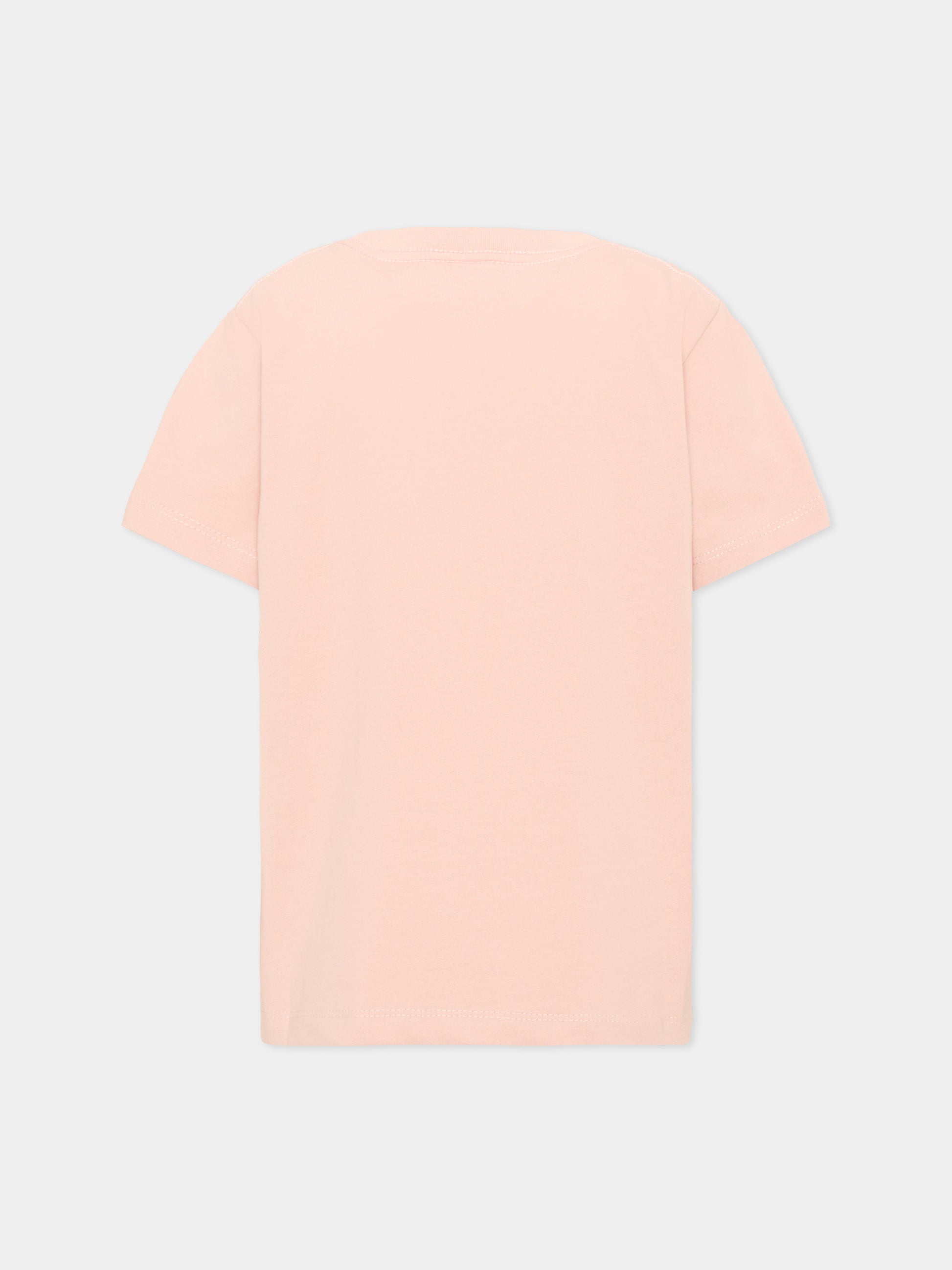 T-shirt rosa  Roxo rosa con smile  per bambina,Molo,6W26A201 8058