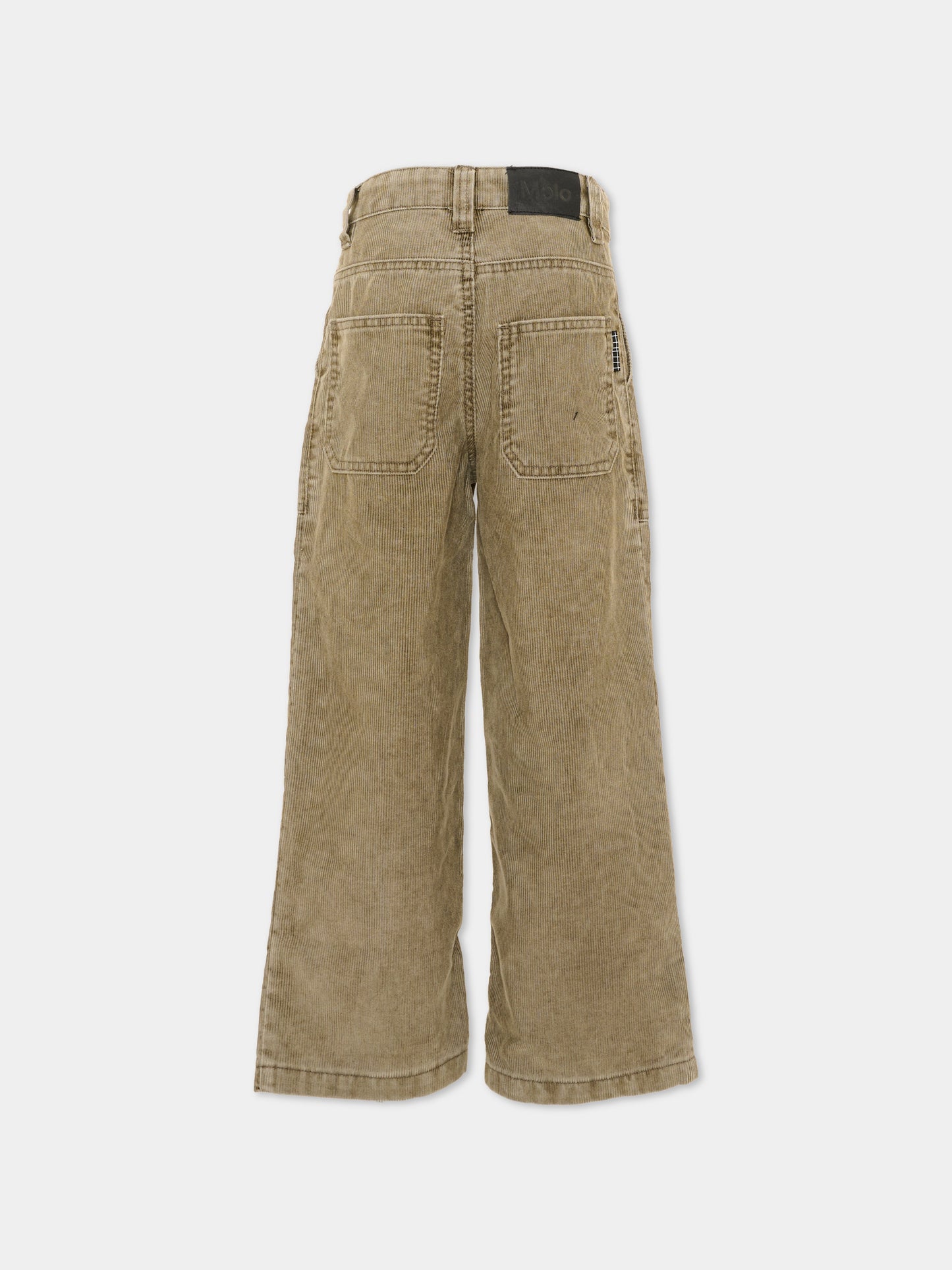 Jeans denim verde Alton per bambini,Molo,6W26I110 5929