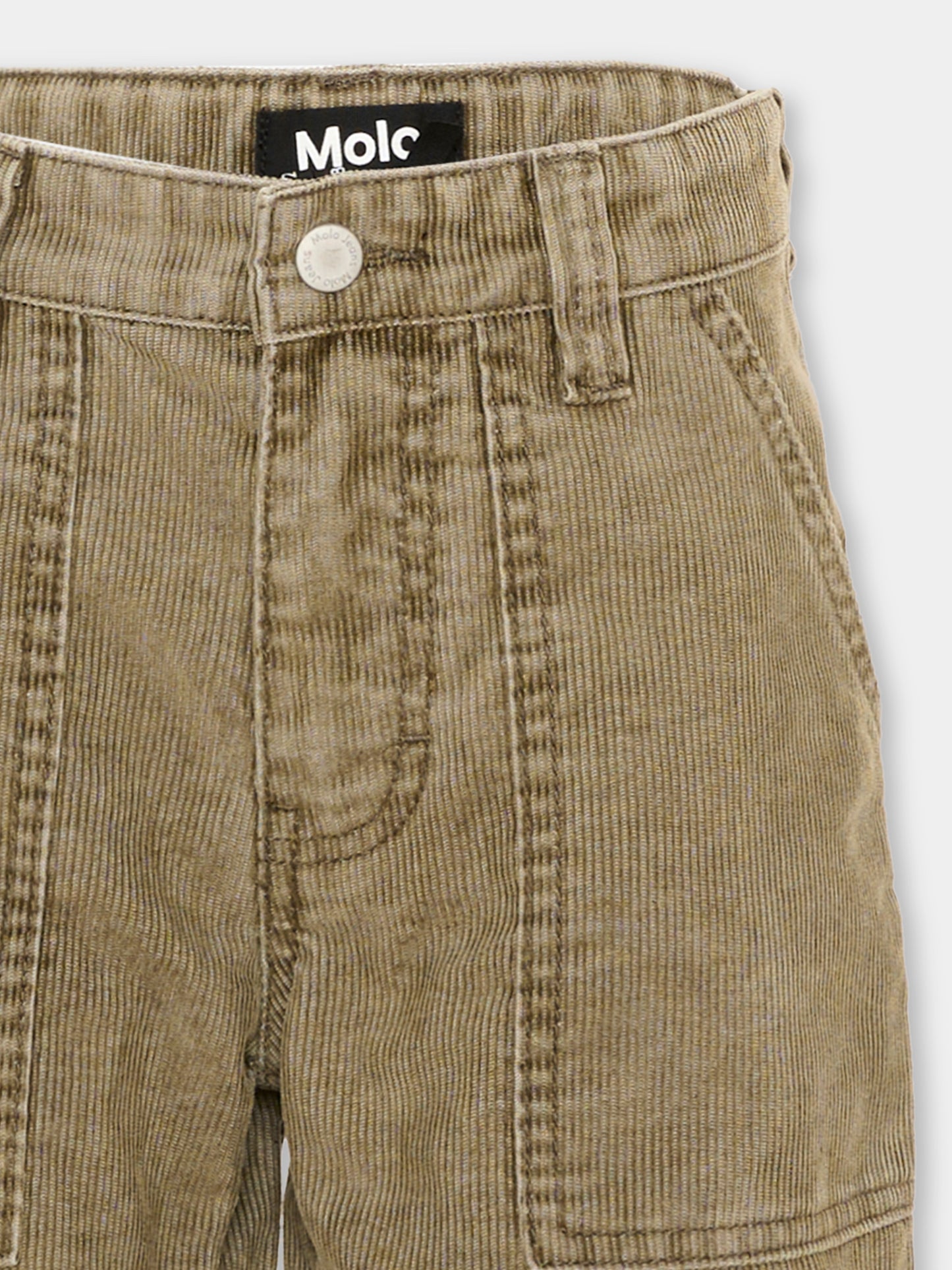 Jeans denim verde Alton per bambini,Molo,6W26I110 5929