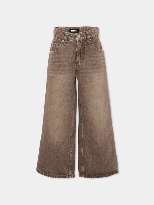 Jeans marrone Askio per bambini,Molo,6W26I112 5931