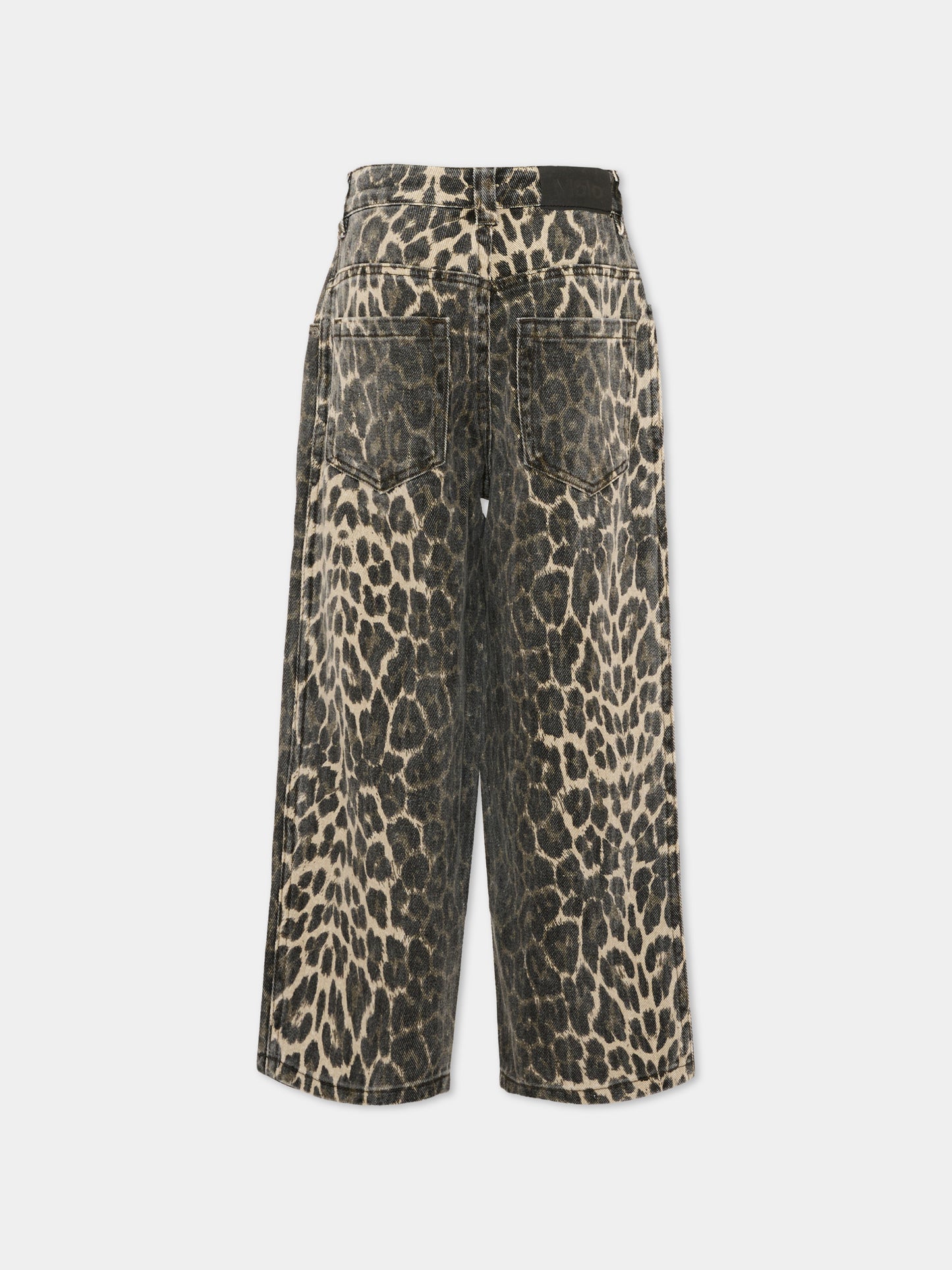 Jeans marroni Aska per bambina,Molo,6W26I120 9783