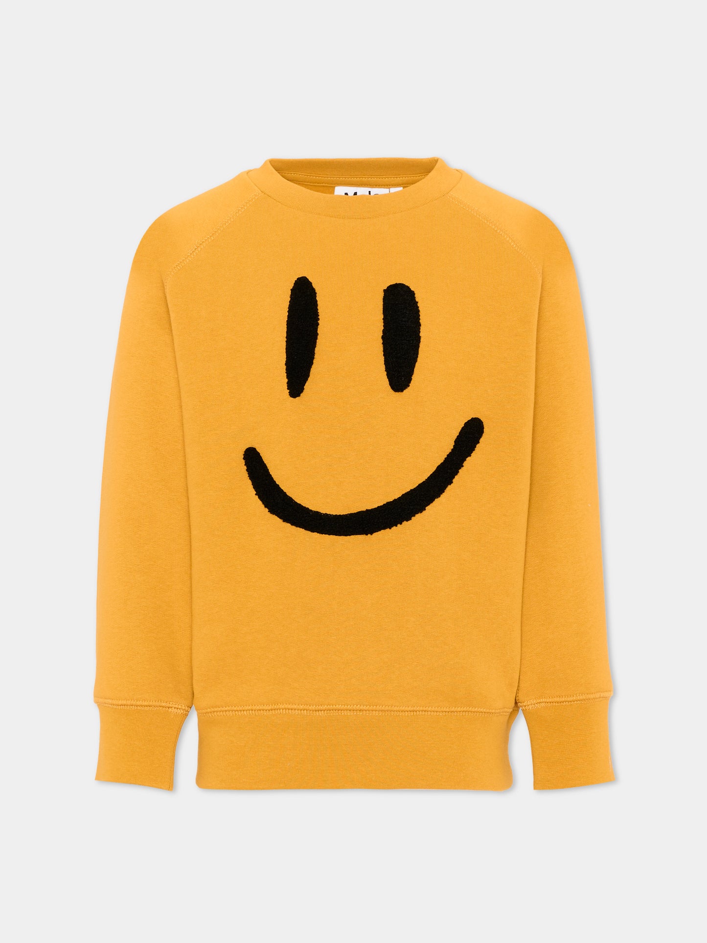 Felpa gialla Mike per bambini con smile,Molo,6W26J201 2700