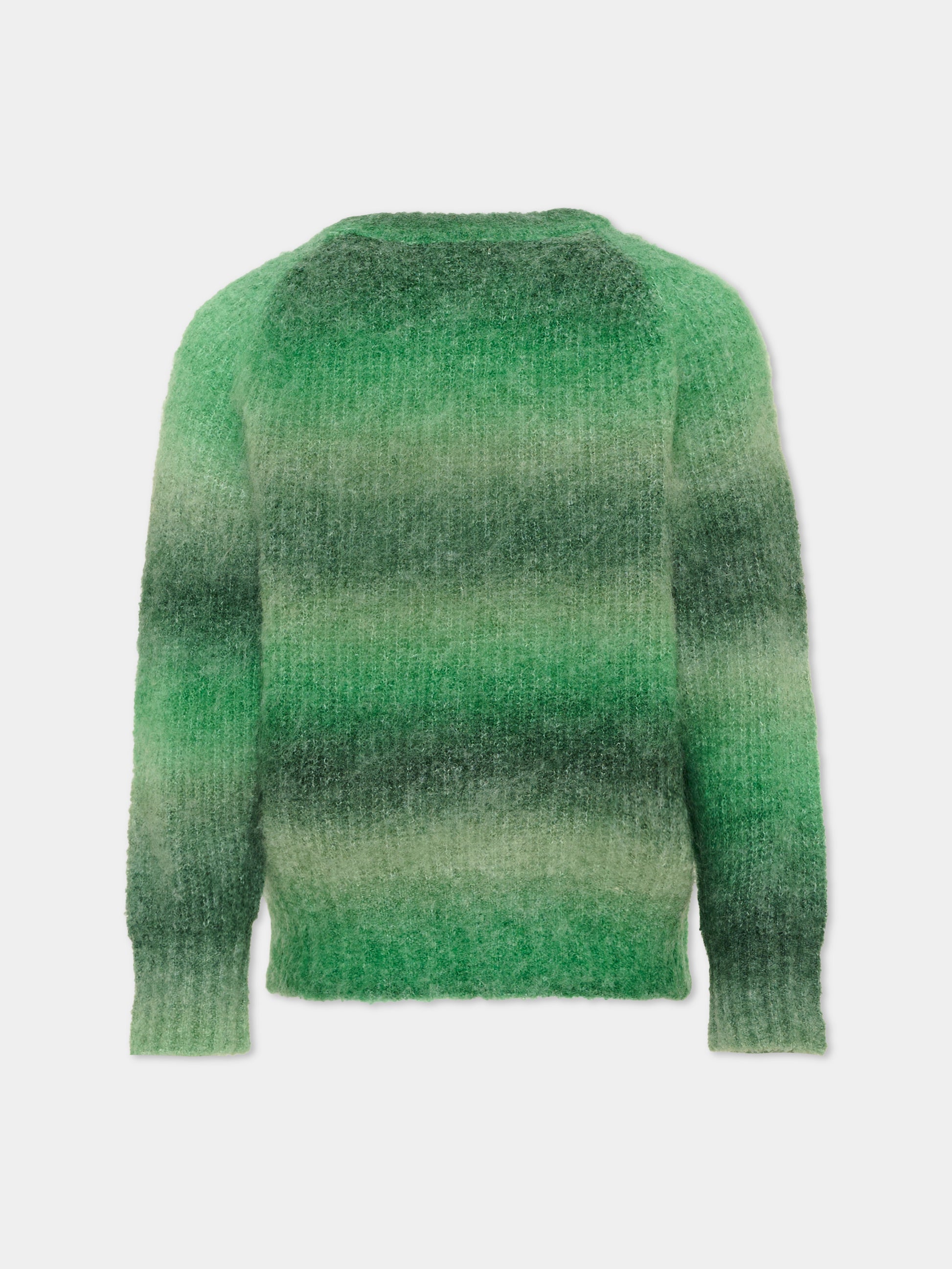 Maglione verde Bosse a righe per bambini,Molo,6W26K202 5942