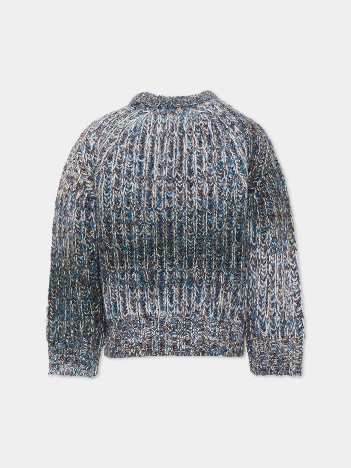 Maglione grigio Bosse mélange per bambini,Molo,6W26K208 6250