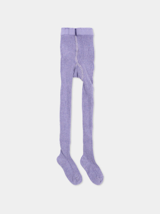 Collant lilla Rib Tights per neonata,Molo,7W26G201 5874