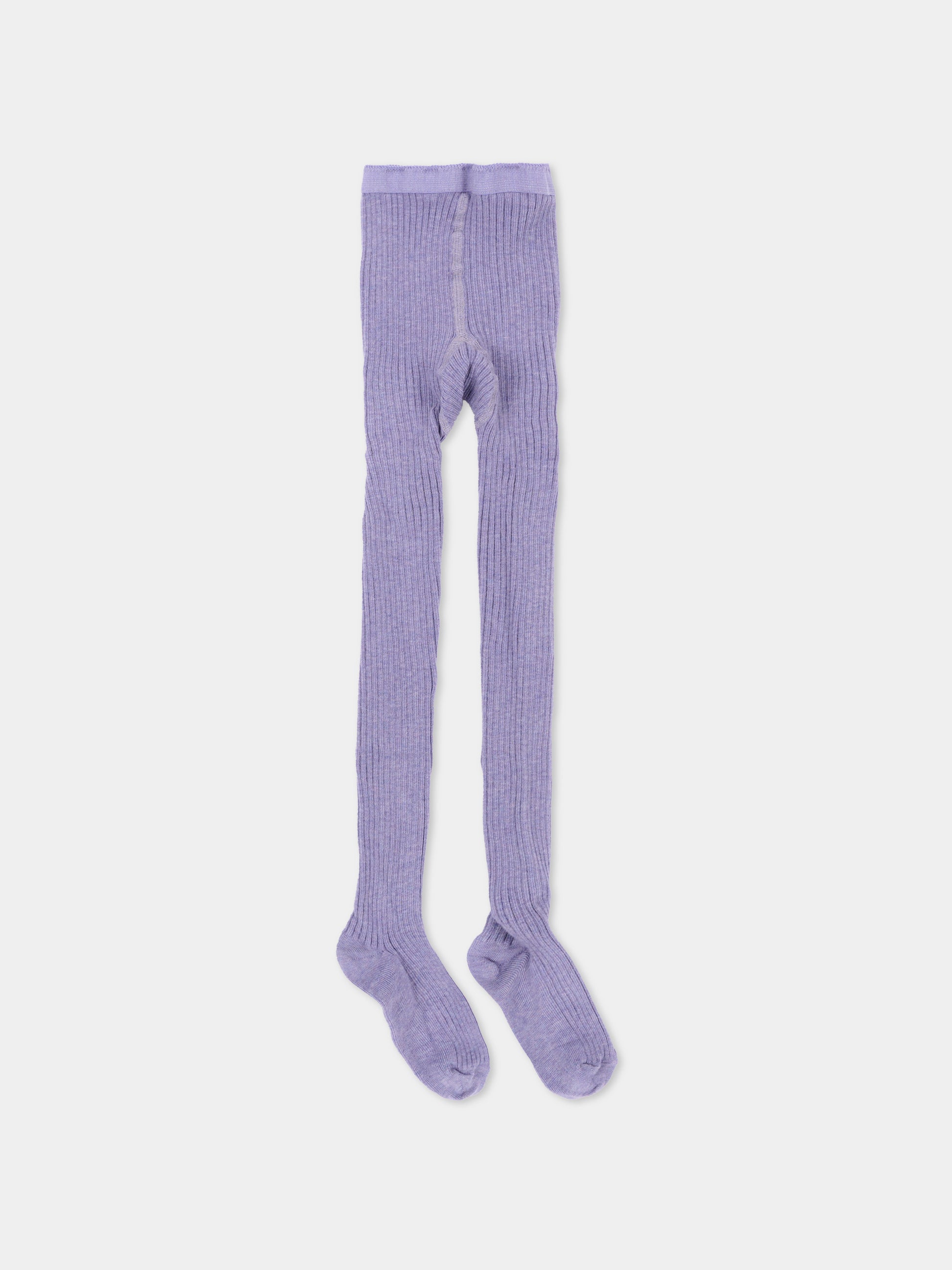 Collant lilla Rib Tights per bambina,Molo,7W26G201 5874