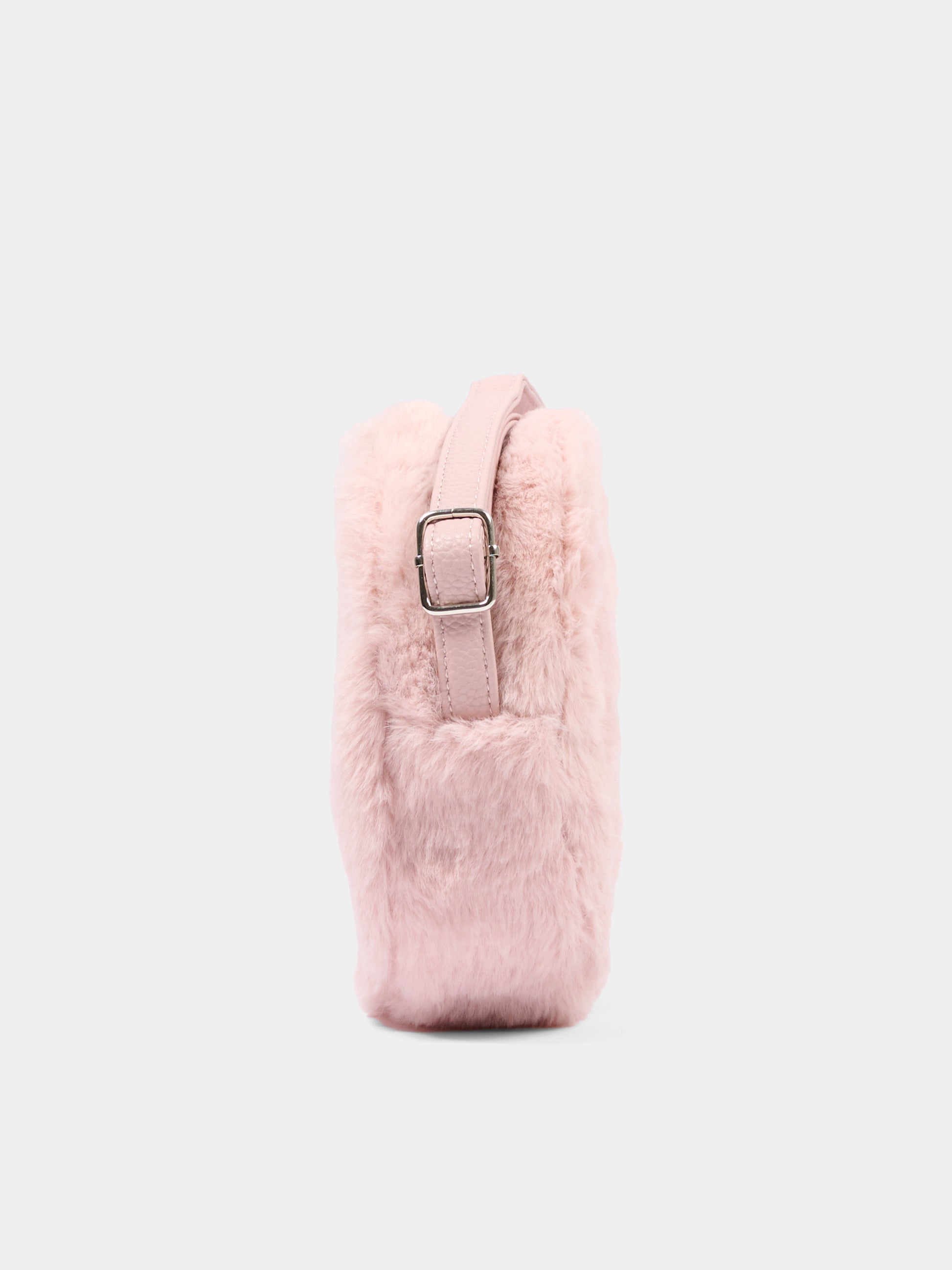Borsa rosa Fluffy per bambina con smile,Molo,7W26V108 8058