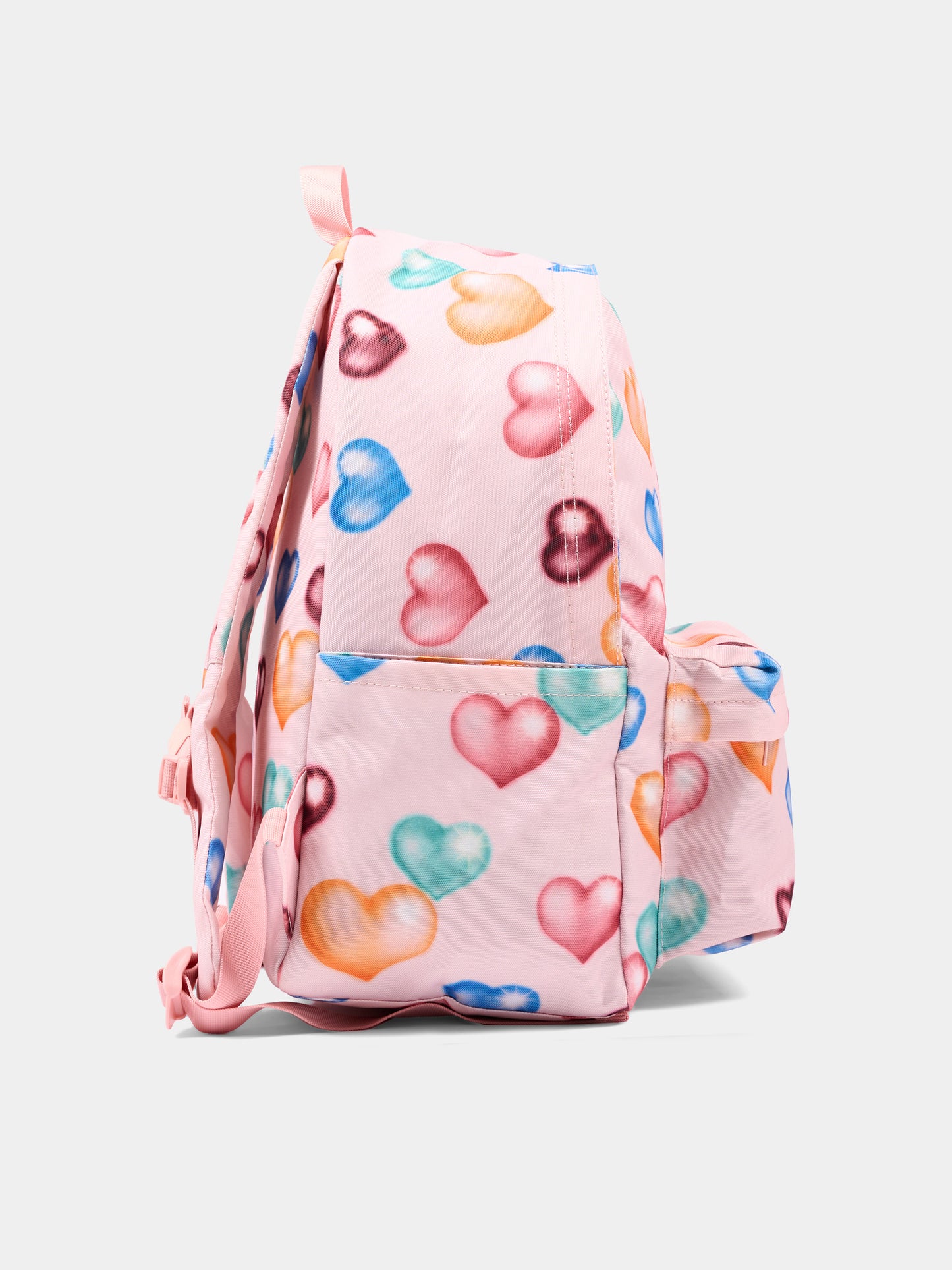 Zaino rosa Mio con cuori per bambina,Molo,7W26V203 5745