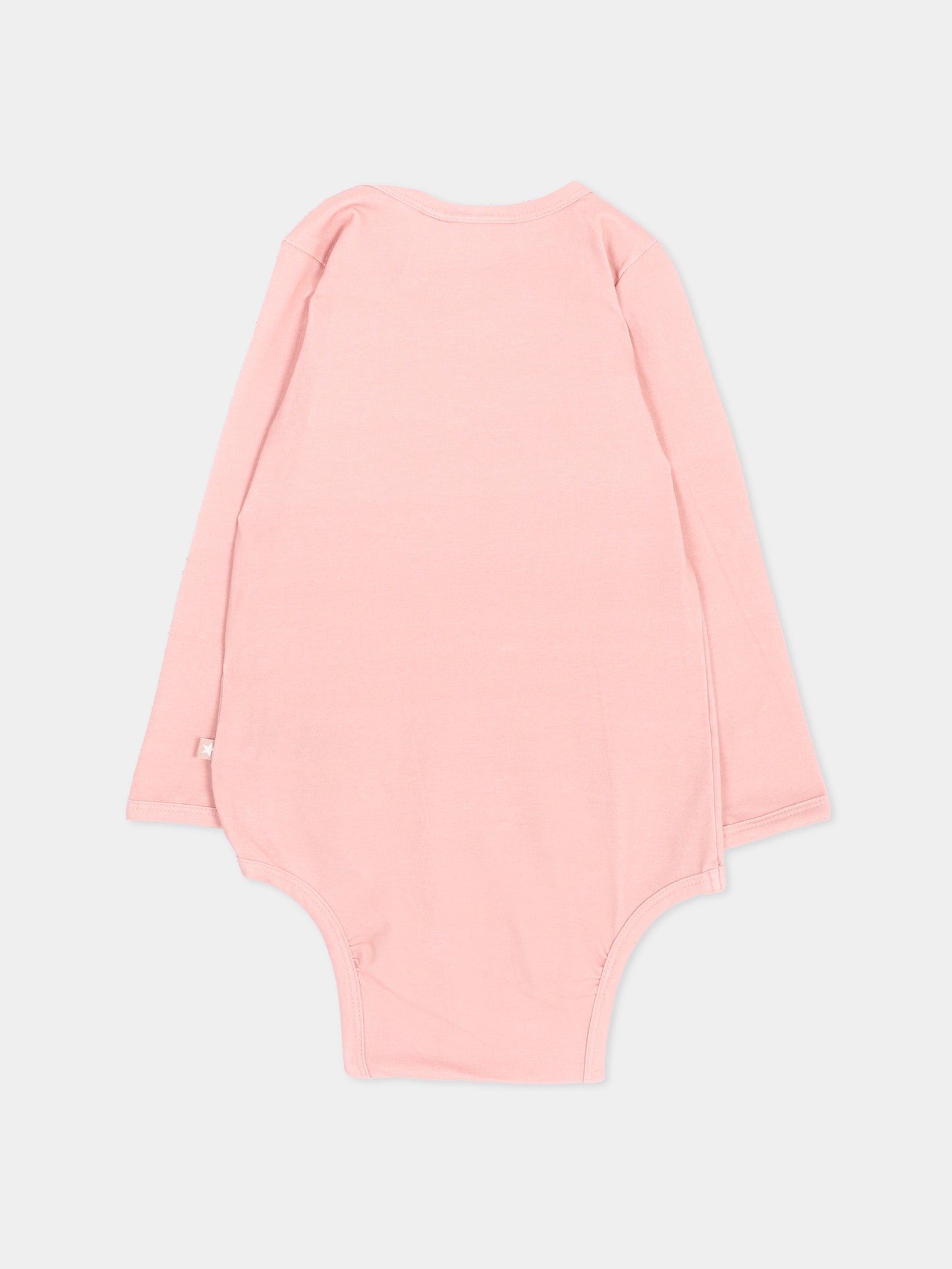 Body rosa Foss per neonata con coniglio,Molo,4W26B205 5783