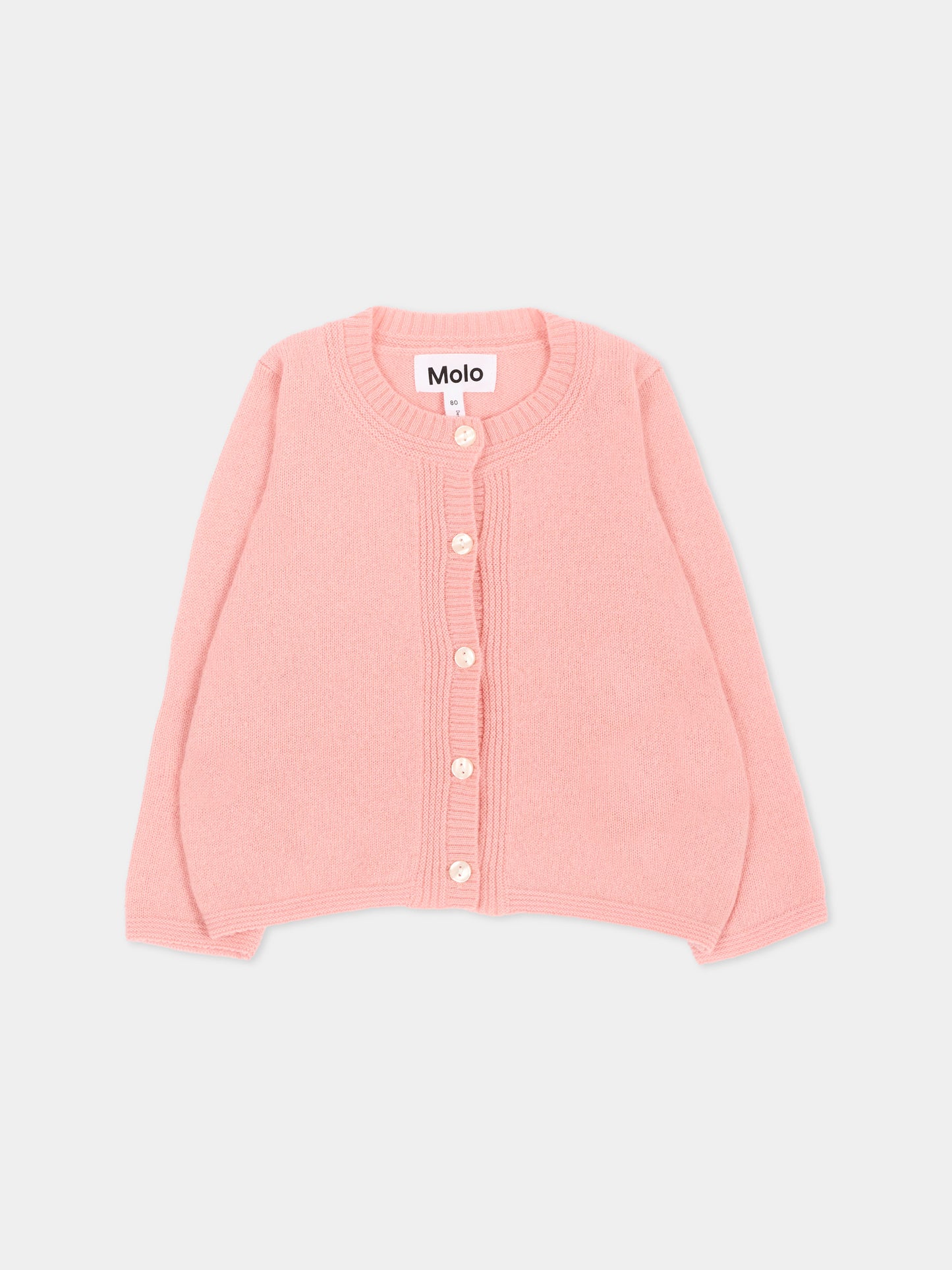 Cardigan rosa Gita  per neonata,Molo,4W26K301 5724