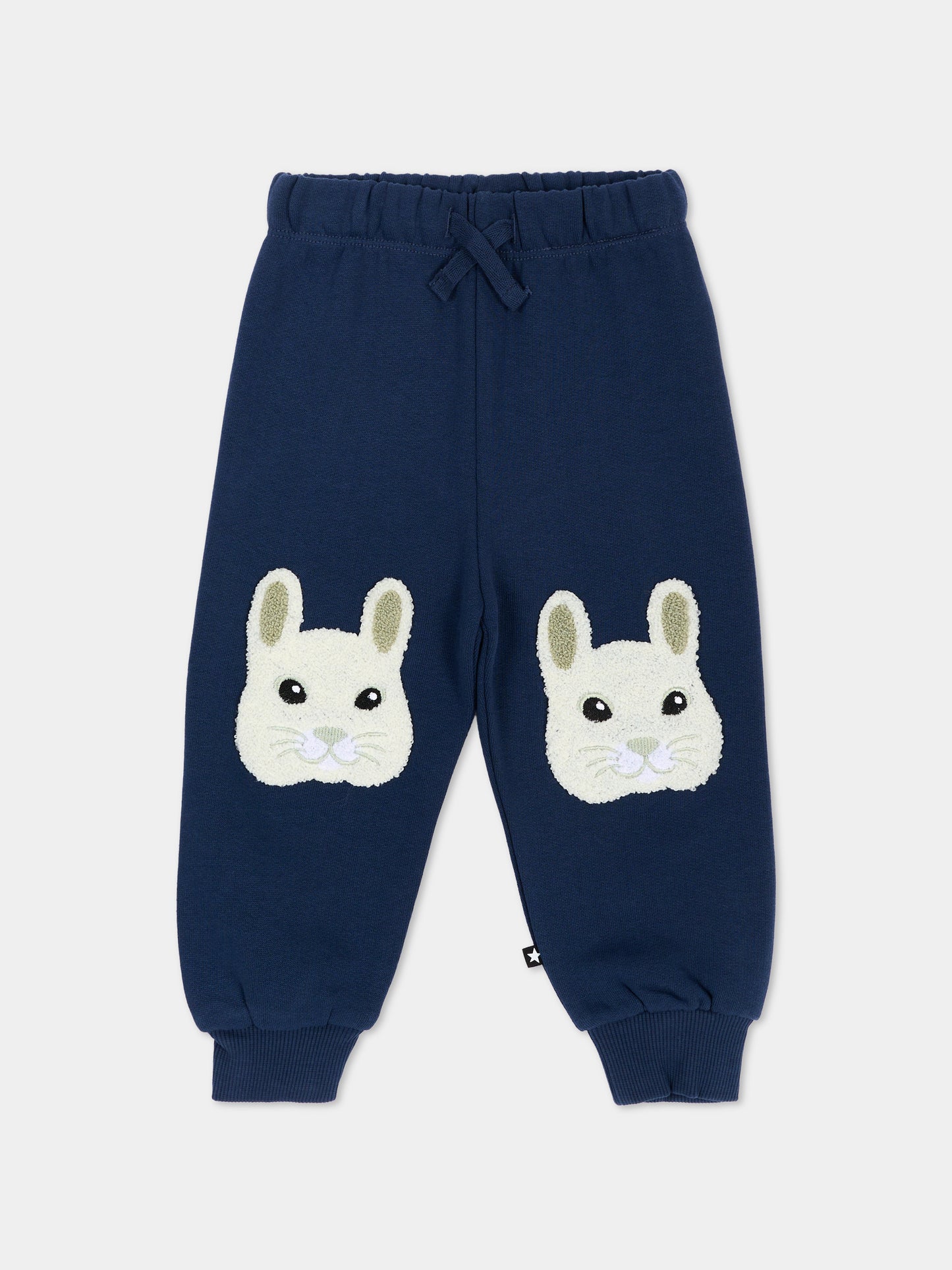 Pantaloni sportivi blu Simeon per neonati con conigli,Molo,6W26I208 2482