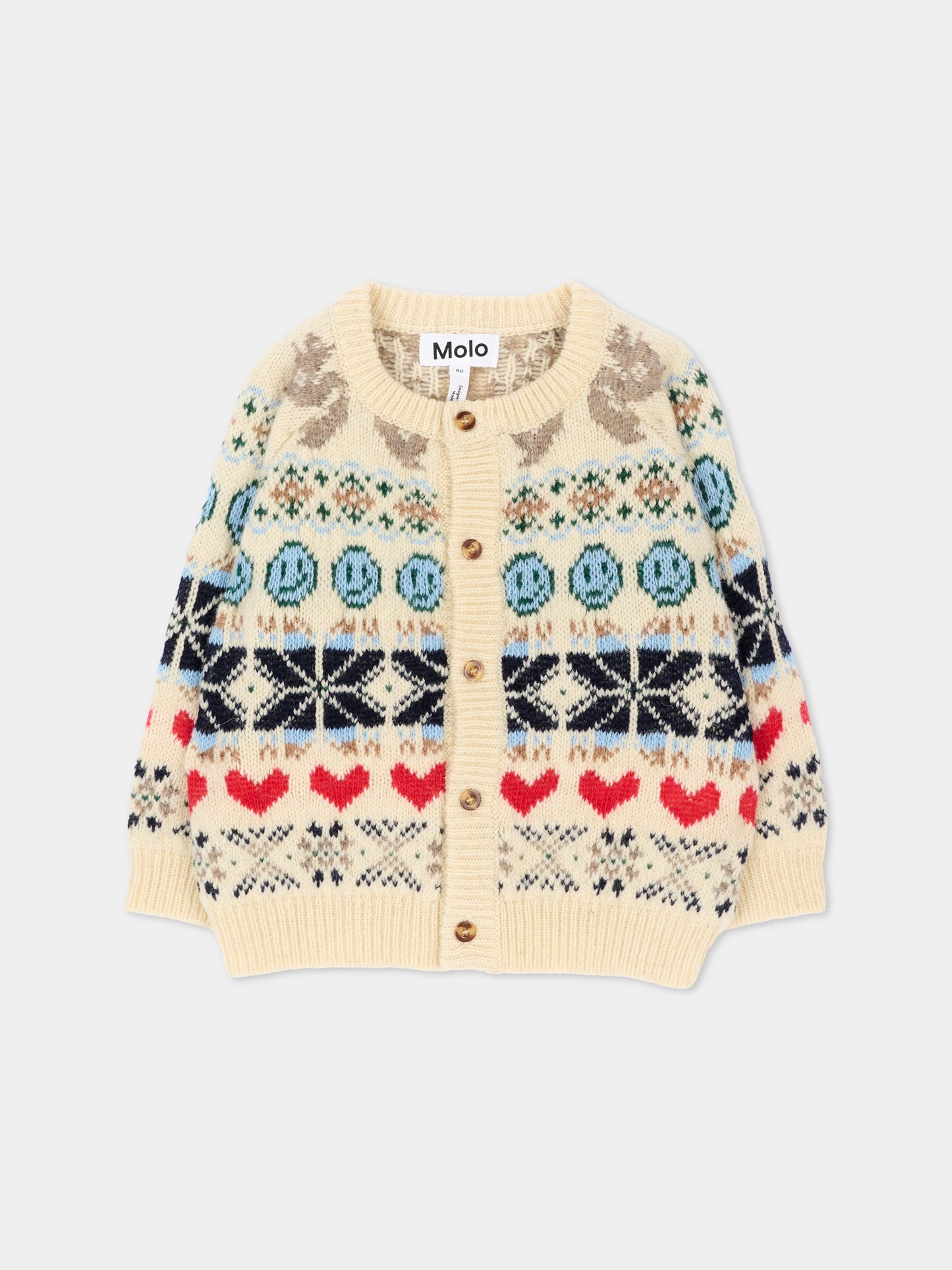 Cardigan avorio Bobi per neonati,Molo,6W26K311 9788