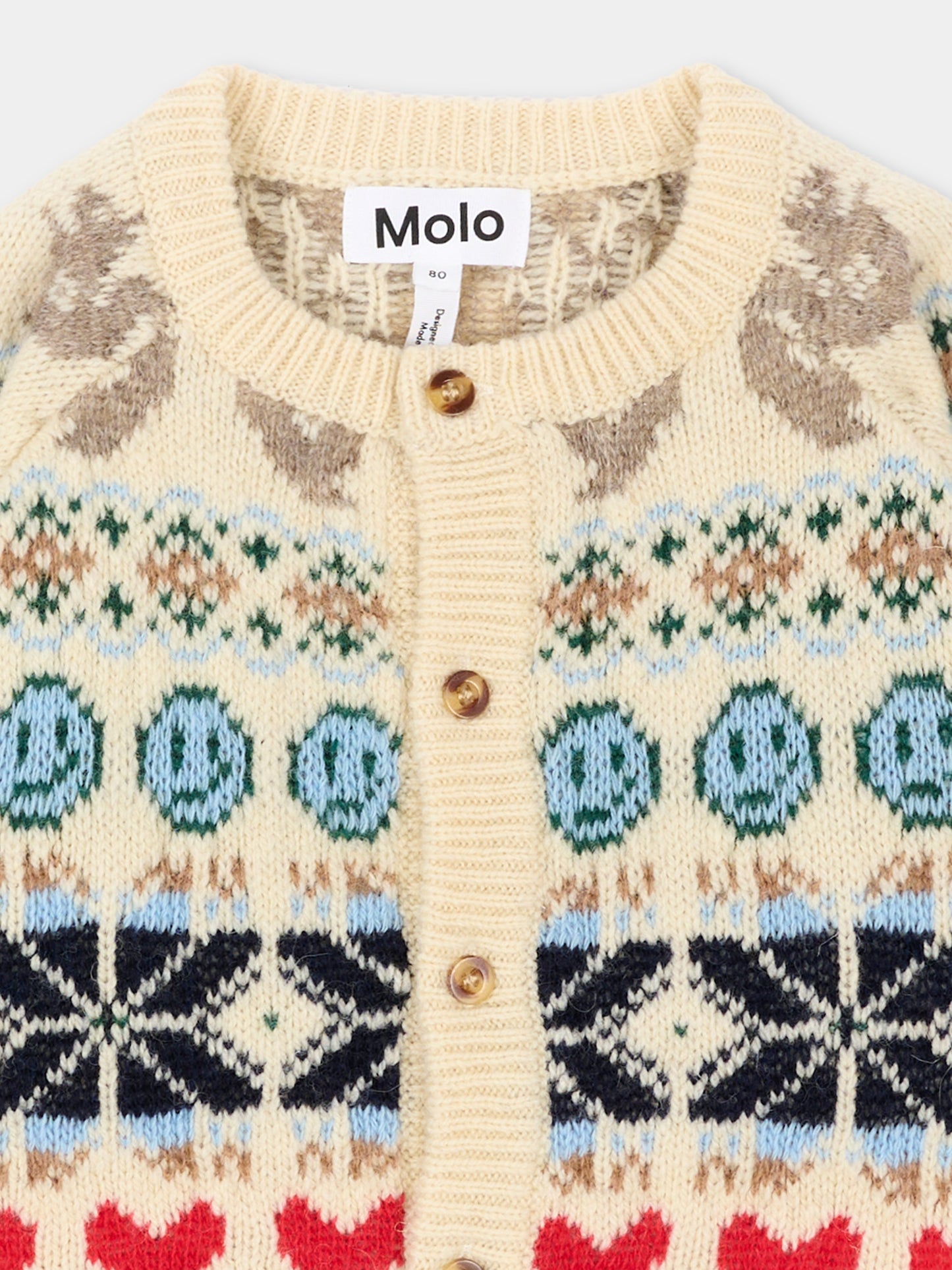 Cardigan avorio Bobi per neonati,Molo,6W26K311 9788