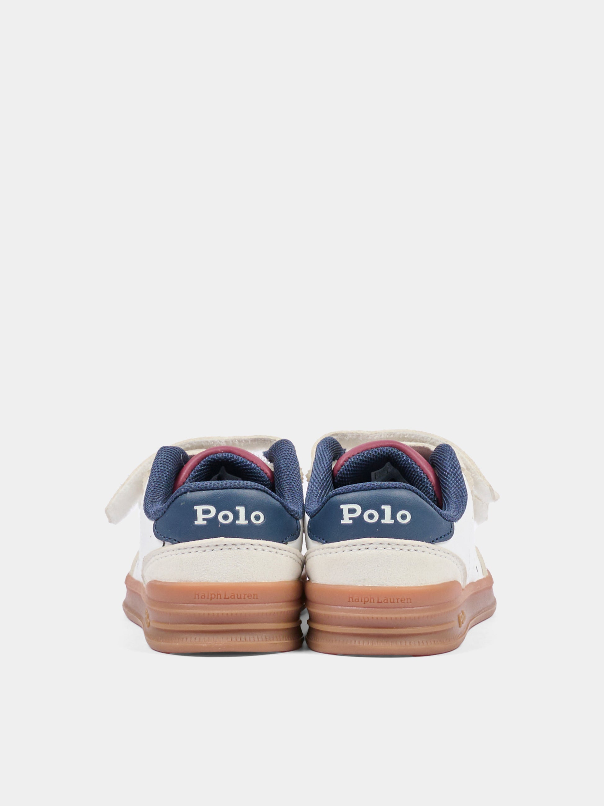Sneakers bianche per bambino con Polo Pony,Ralph Lauren Kids,RL04949104