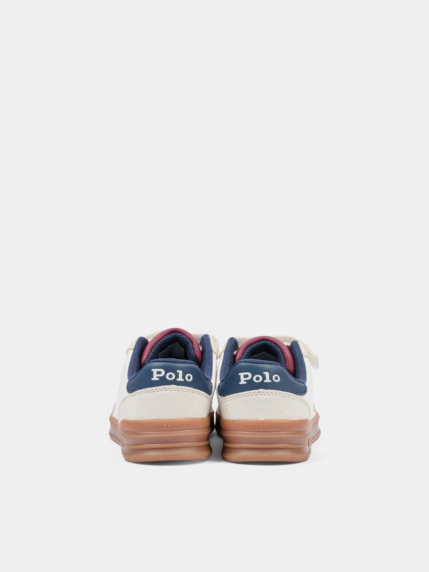 Sneakers bianche per bambino con Polo Pony,Ralph Lauren Kids,RL04997104