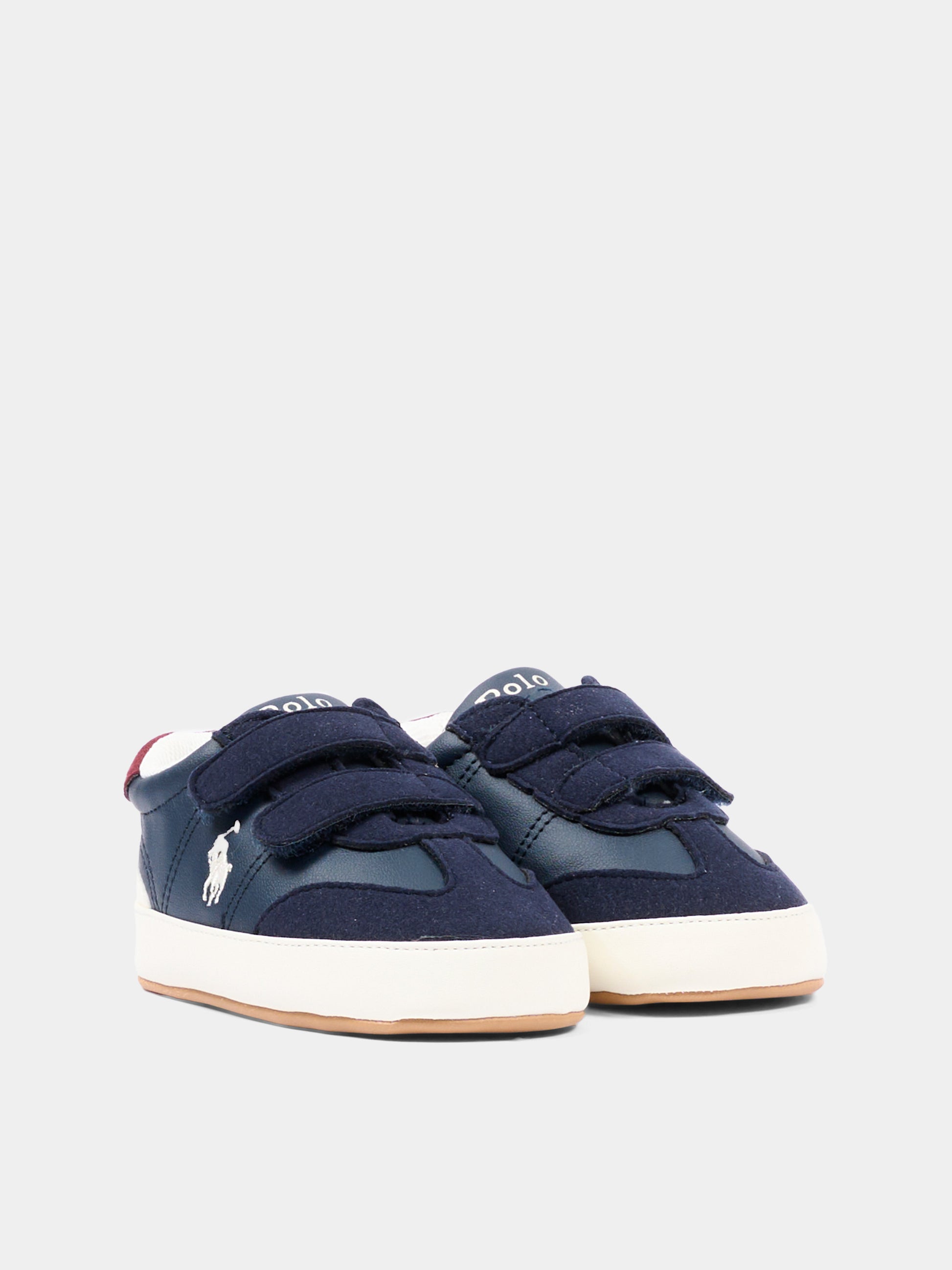 Sneakers blu per neonato con Polo Pony,Ralph Lauren Kids,RL05012410